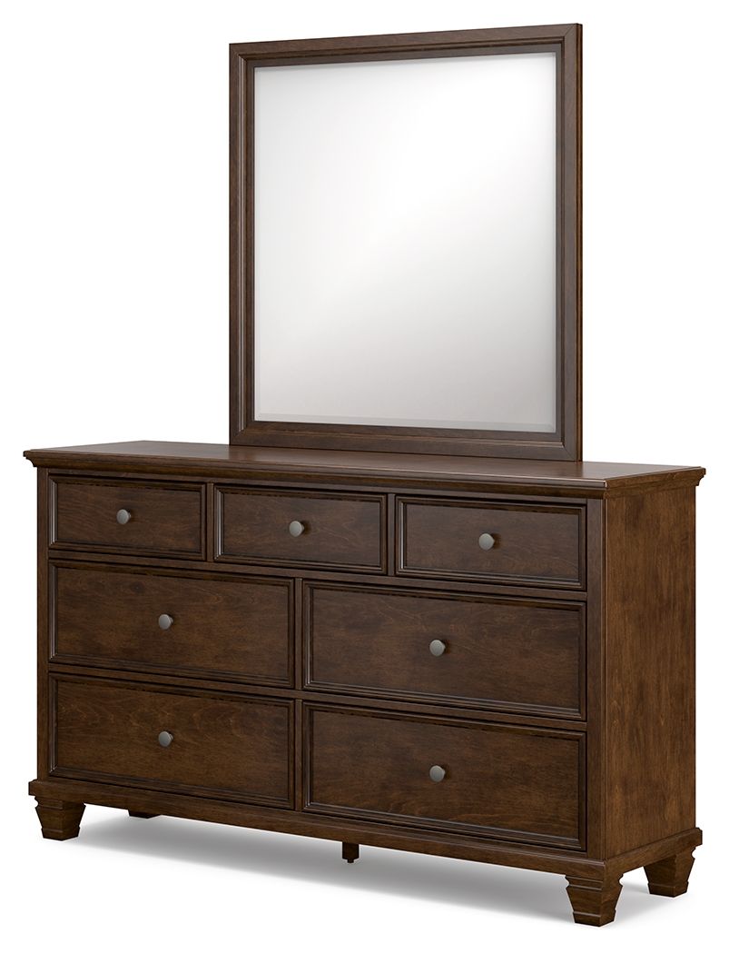 Signature Design by Ashley® Danabrin - Brown - Dresser And Mirror | Meri Furniture