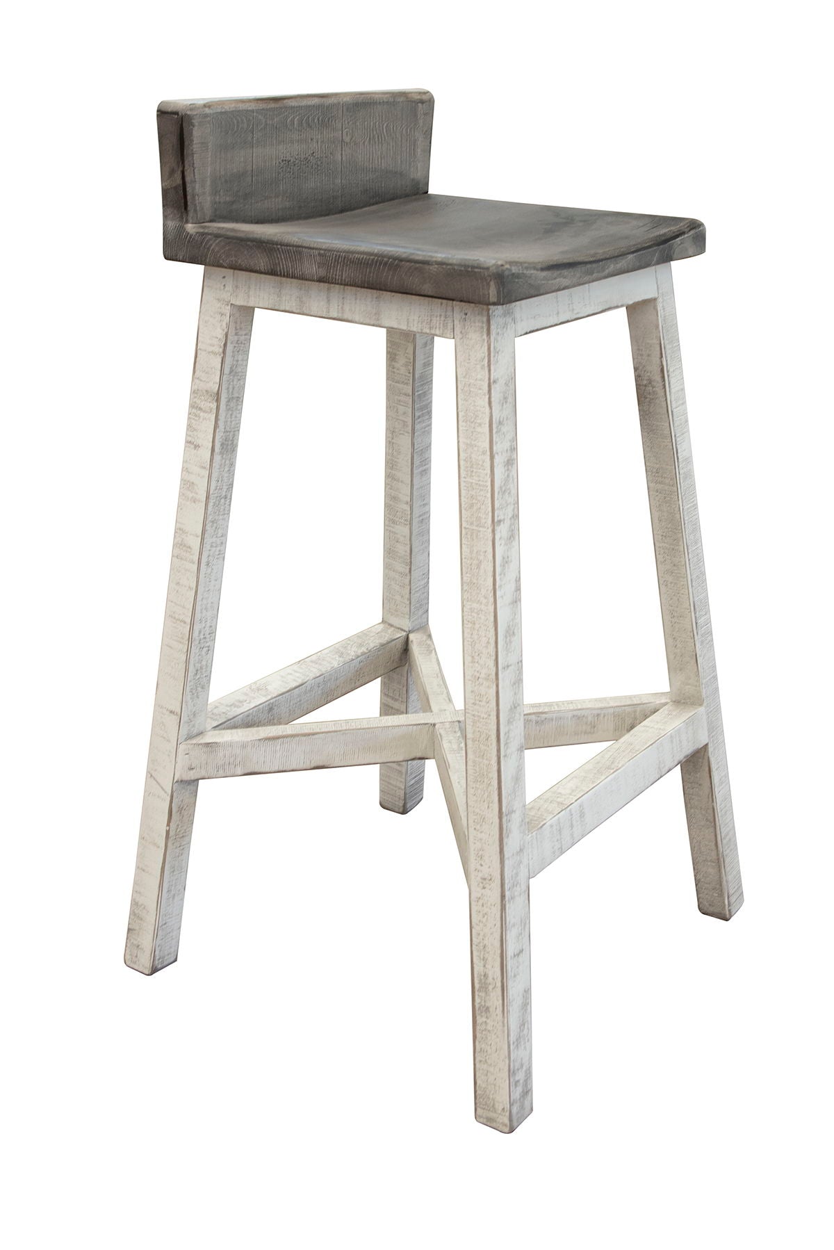 International Furniture Direct Stone - Stool (Set of 2) | Meri Furniture