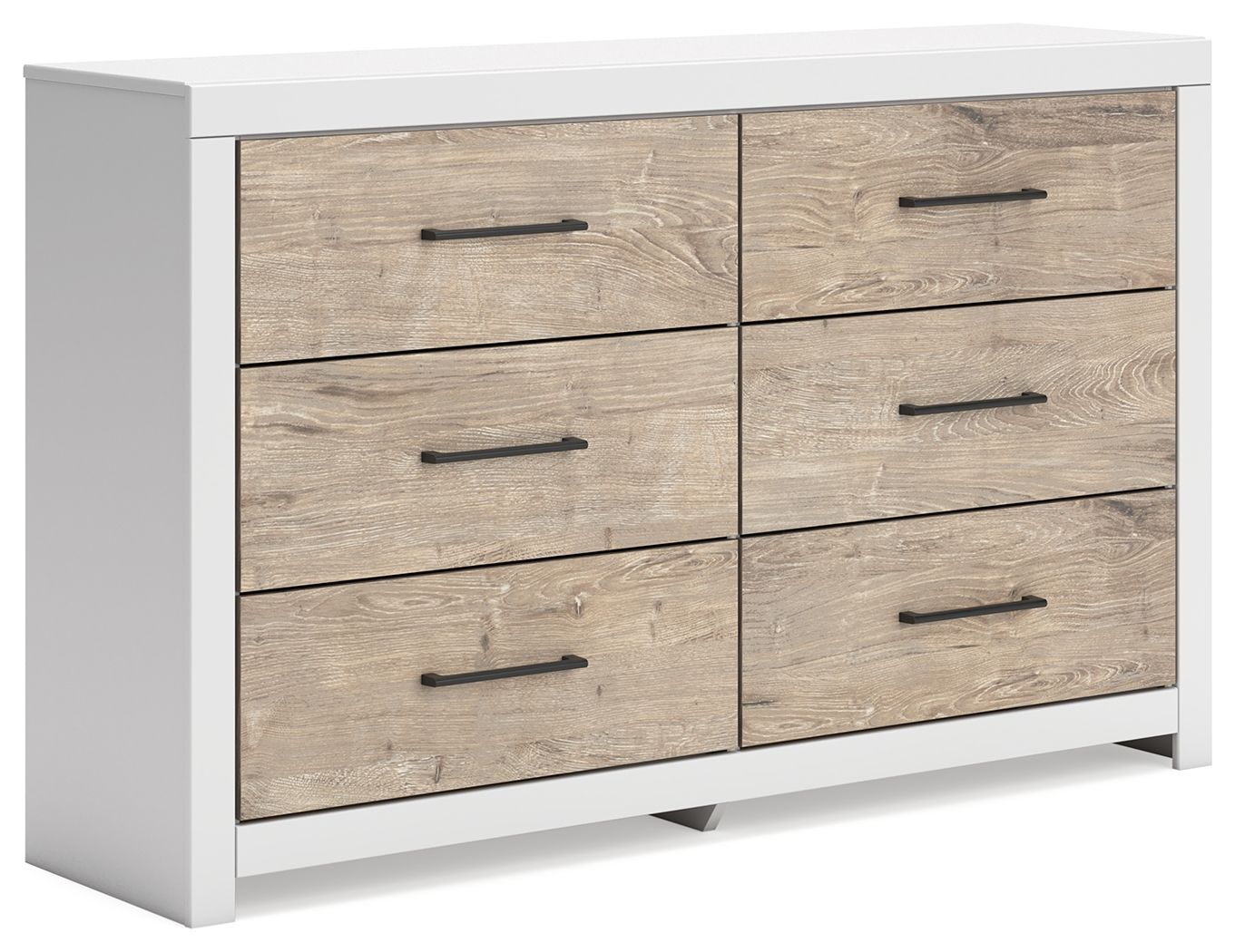 Signature Design by Ashley® Charbitt - Two-tone - Six Drawer Dresser | Meri Furniture