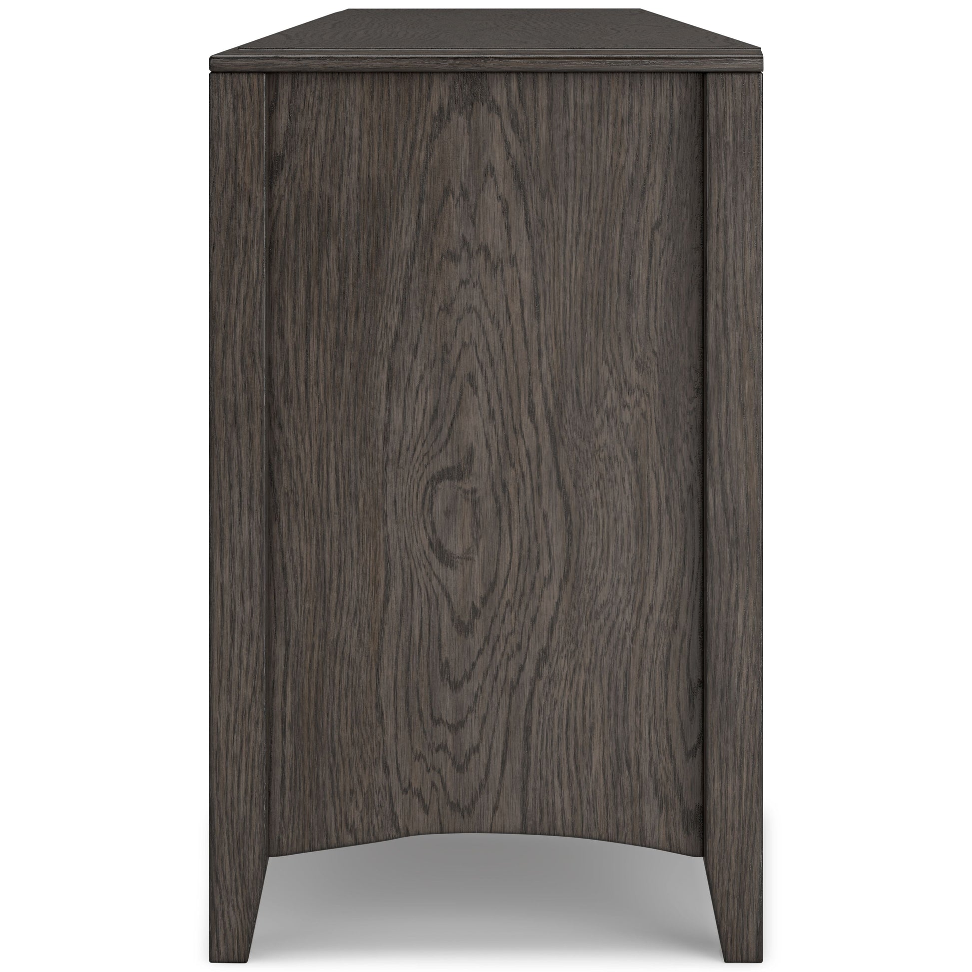 Signature Design by Ashley® Montillan - Grayish Brown - 84" TV Stand With Electric Fireplace | Meri Furniture