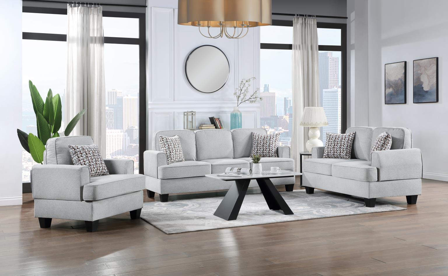 U418 - Chair - Shimmer Silver