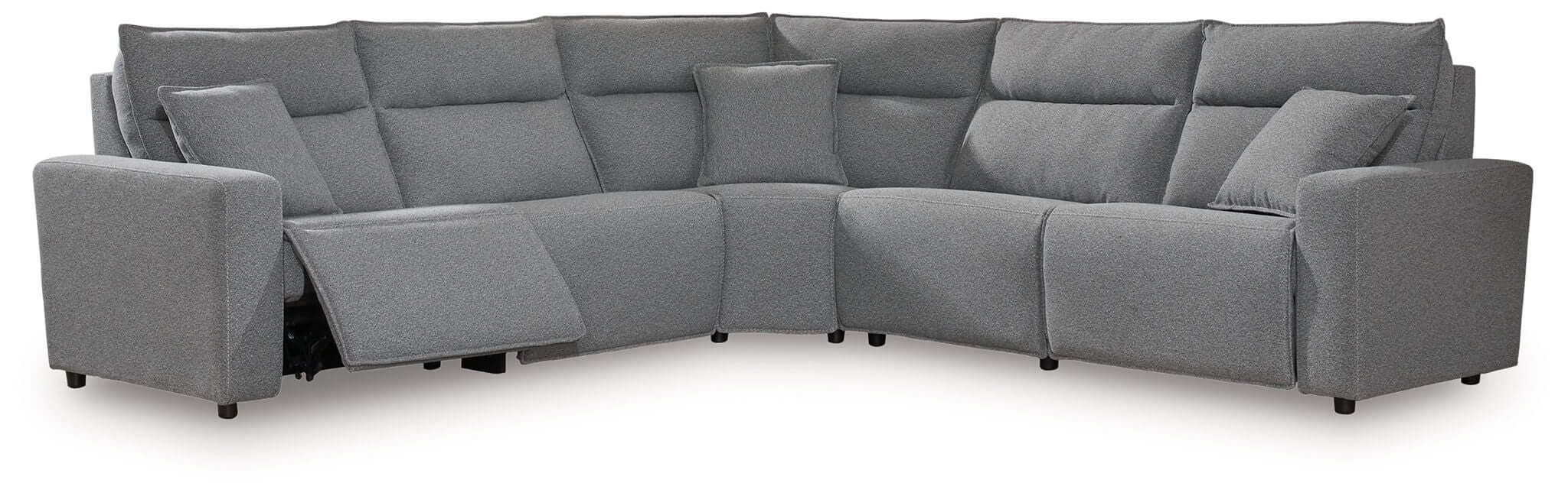 ModMax II - Salt And Pepper - Reclining Sectional
