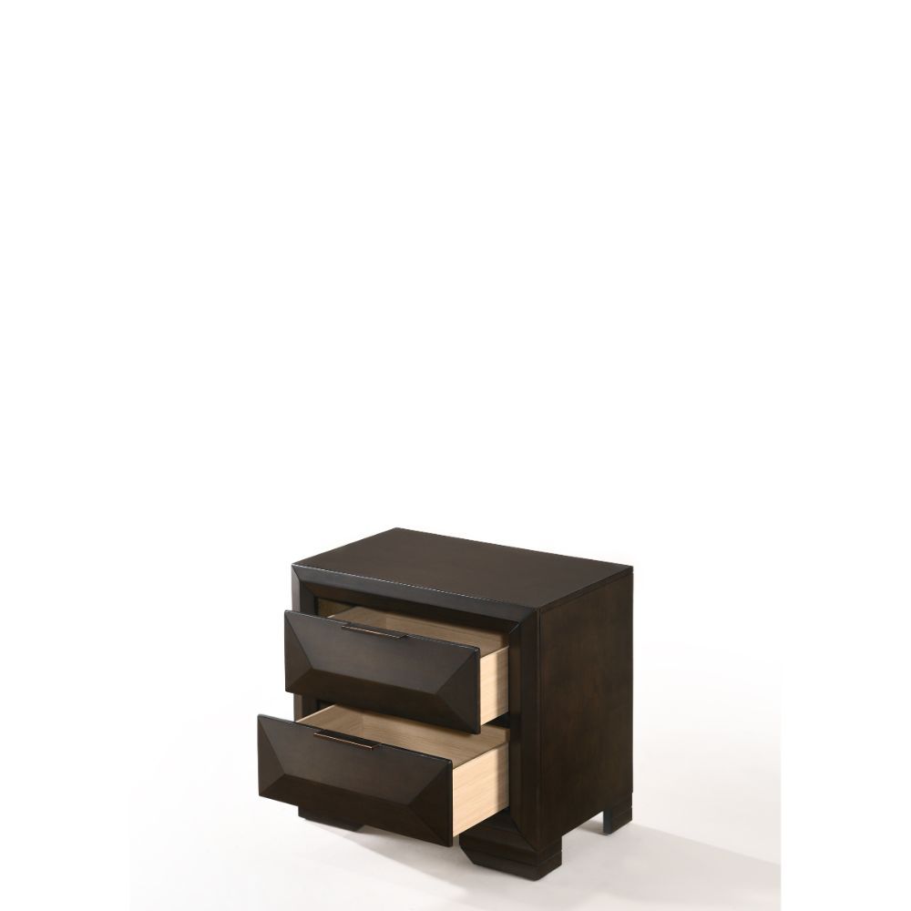 ACME Merveille - Nightstand - Espresso | Meri Furniture
