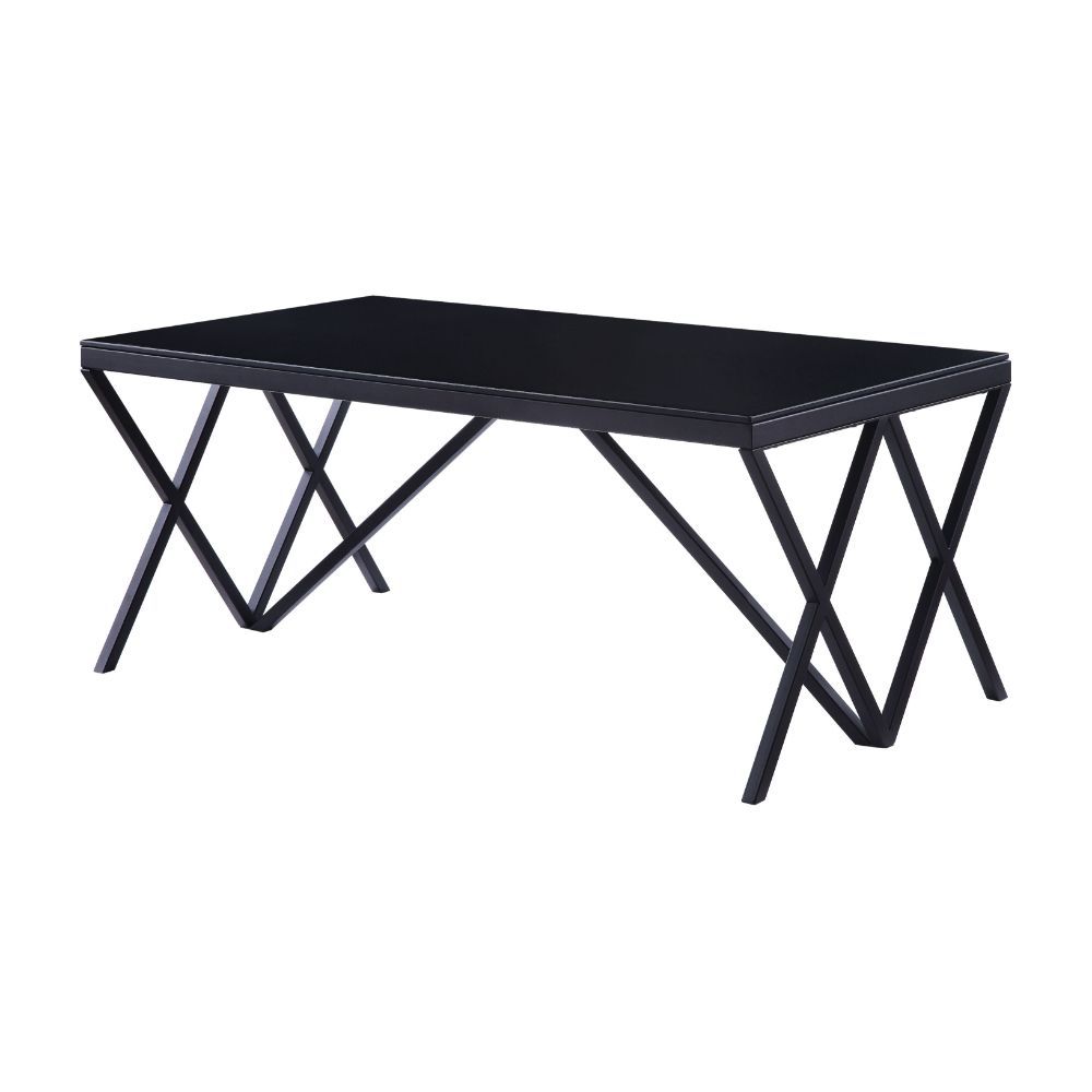 ACME Magenta - Coffee Table - Black & Glass | Meri Furniture