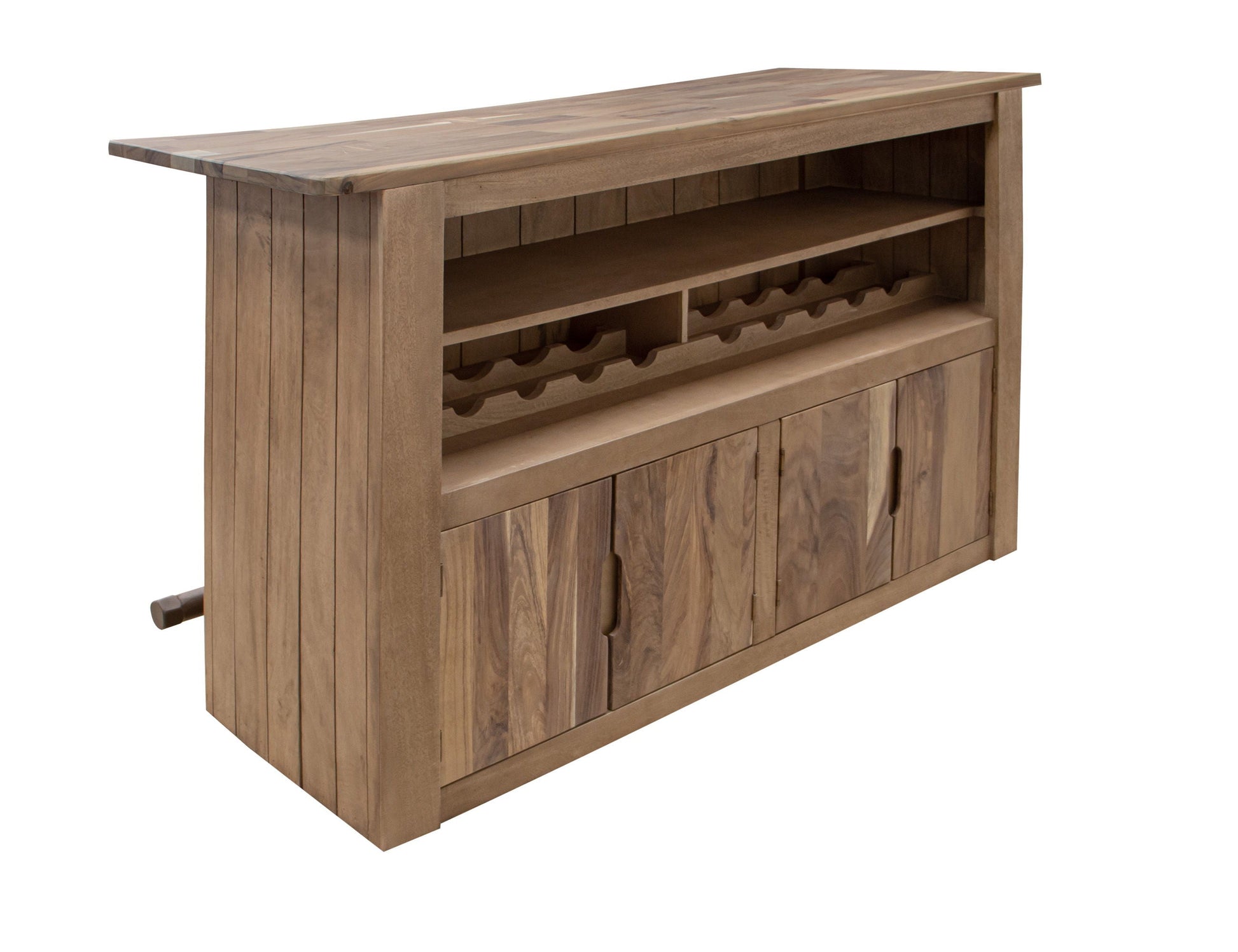 International Furniture Direct Natural Parota - Bar - Brown Cappuccino | Meri Furniture