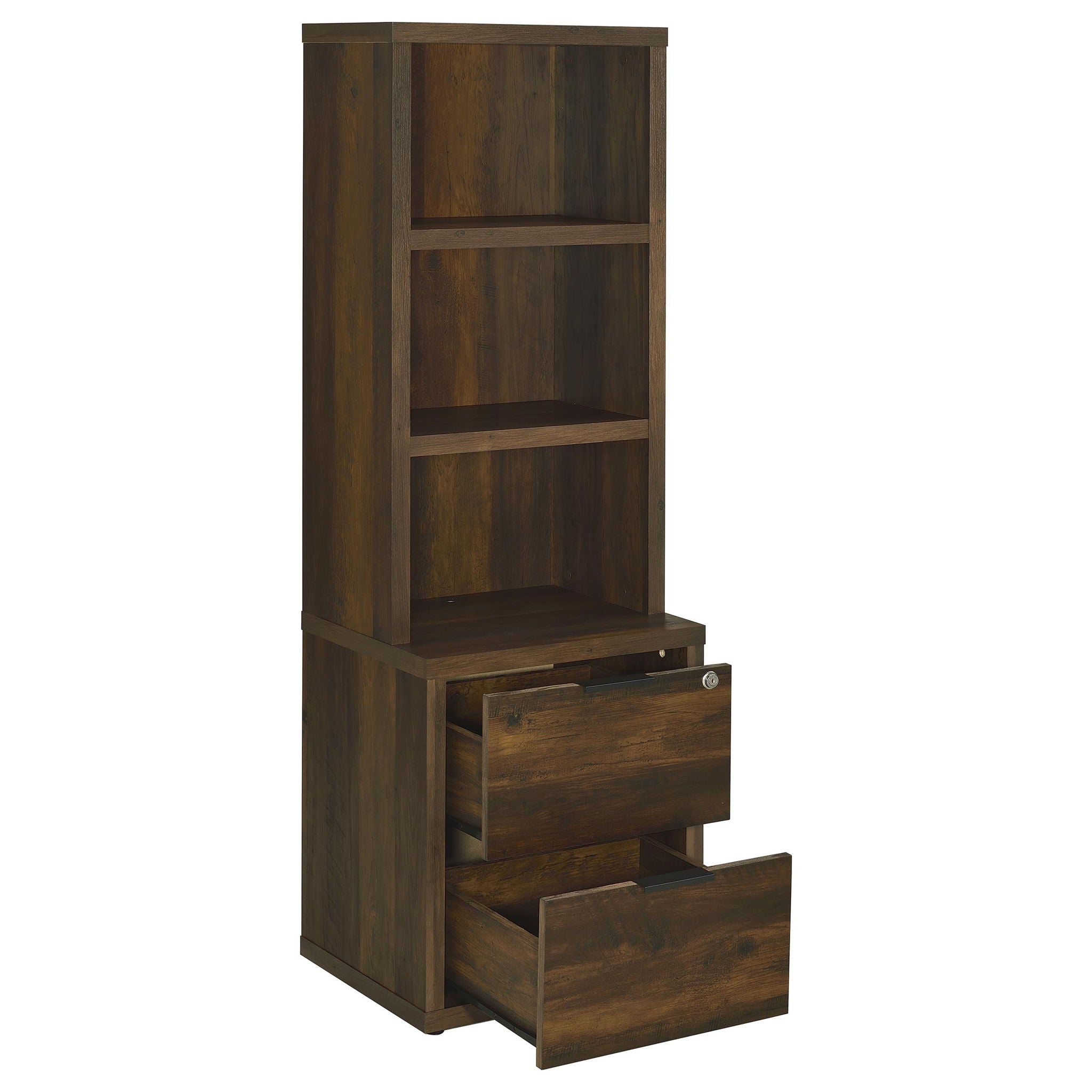 Geary - 3 Piece Bedroom Set With Bookcase Headboard