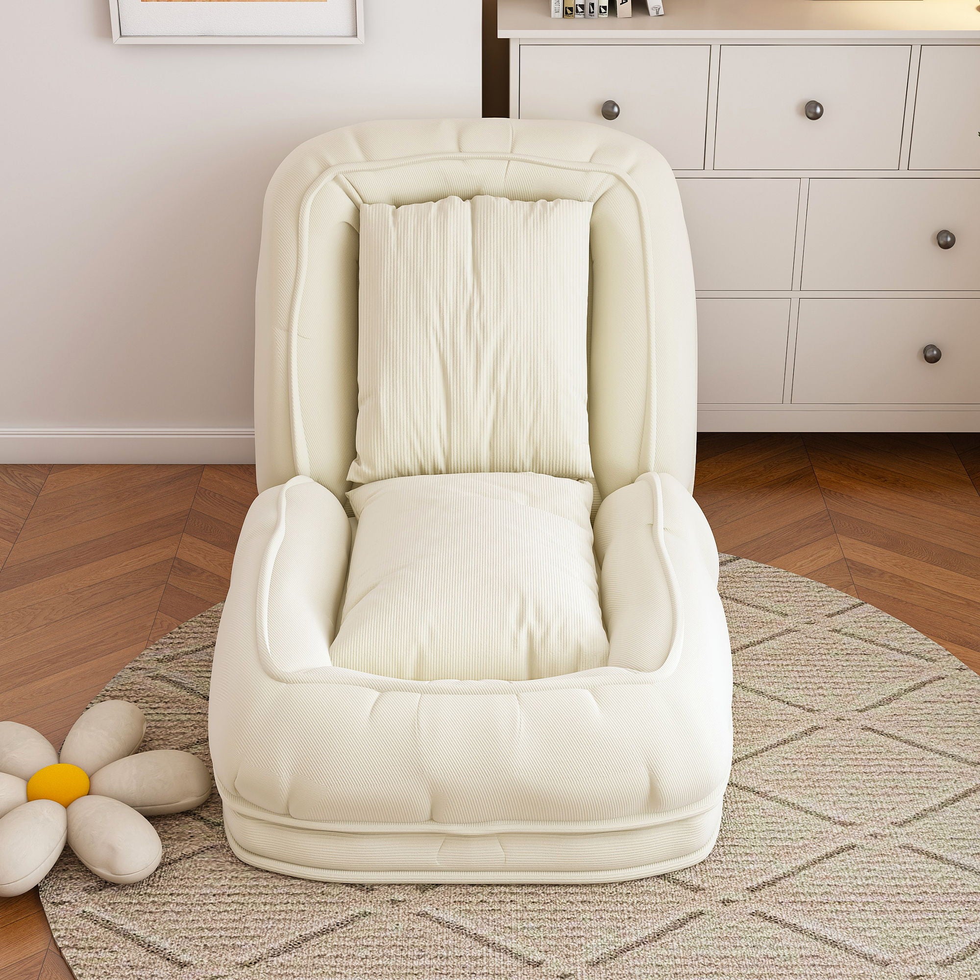 Upholstered Human Dog Bed For Adults And Pets