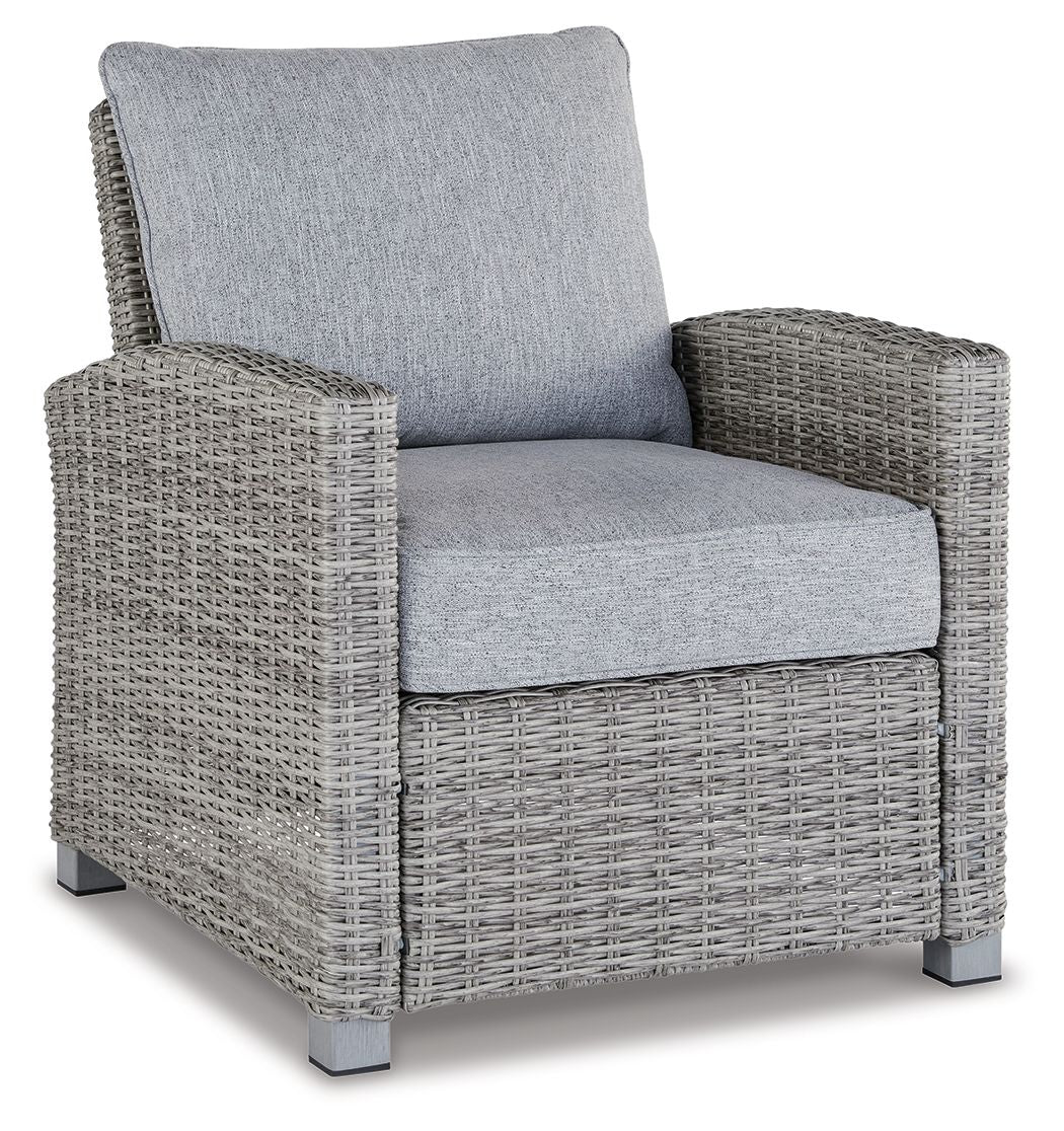 Signature Design by Ashley® Naples Beach - Light Gray - Lounge Chair W/Cushion | Meri Furniture