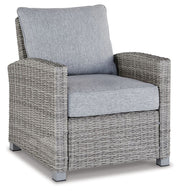 Signature Design by Ashley® Naples Beach - Light Gray - Lounge Chair W/Cushion | Meri Furniture