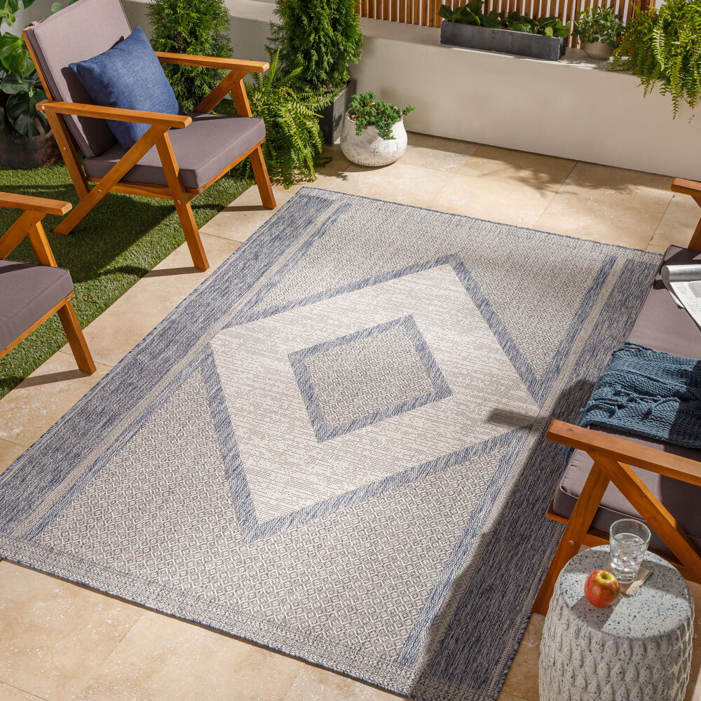 Tuareg Machine Woven Rug