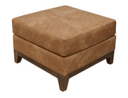 International Furniture Direct Olivo - Ottoman - Orange | Meri Furniture