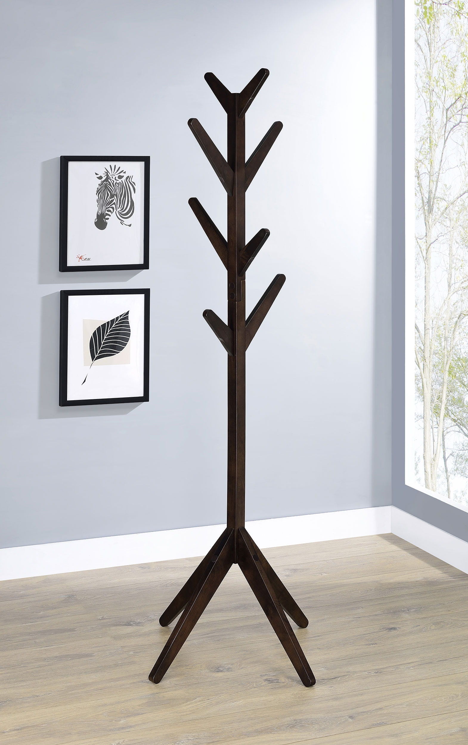 Coaster Fine Furniture Margaret - Solid Wood Coat Rack Clothing Hanger | Meri Furniture