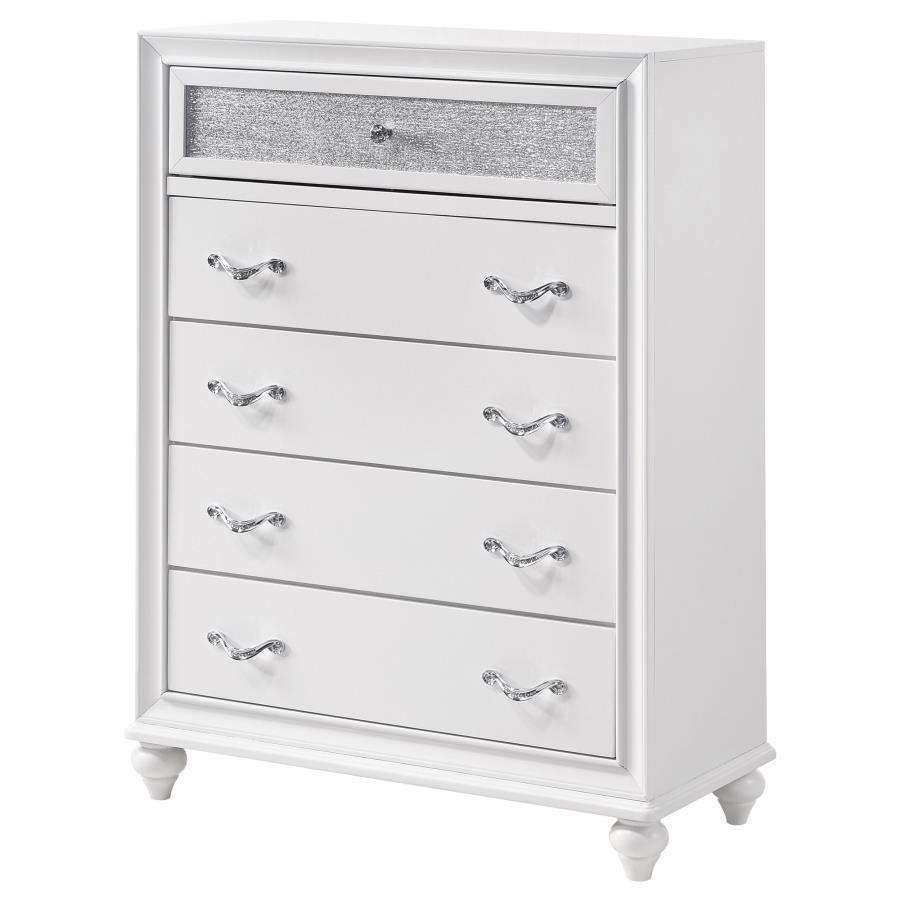 Coaster Fine Furniture Barzini - 5-Drawer Bedroom Chest | Meri Furniture