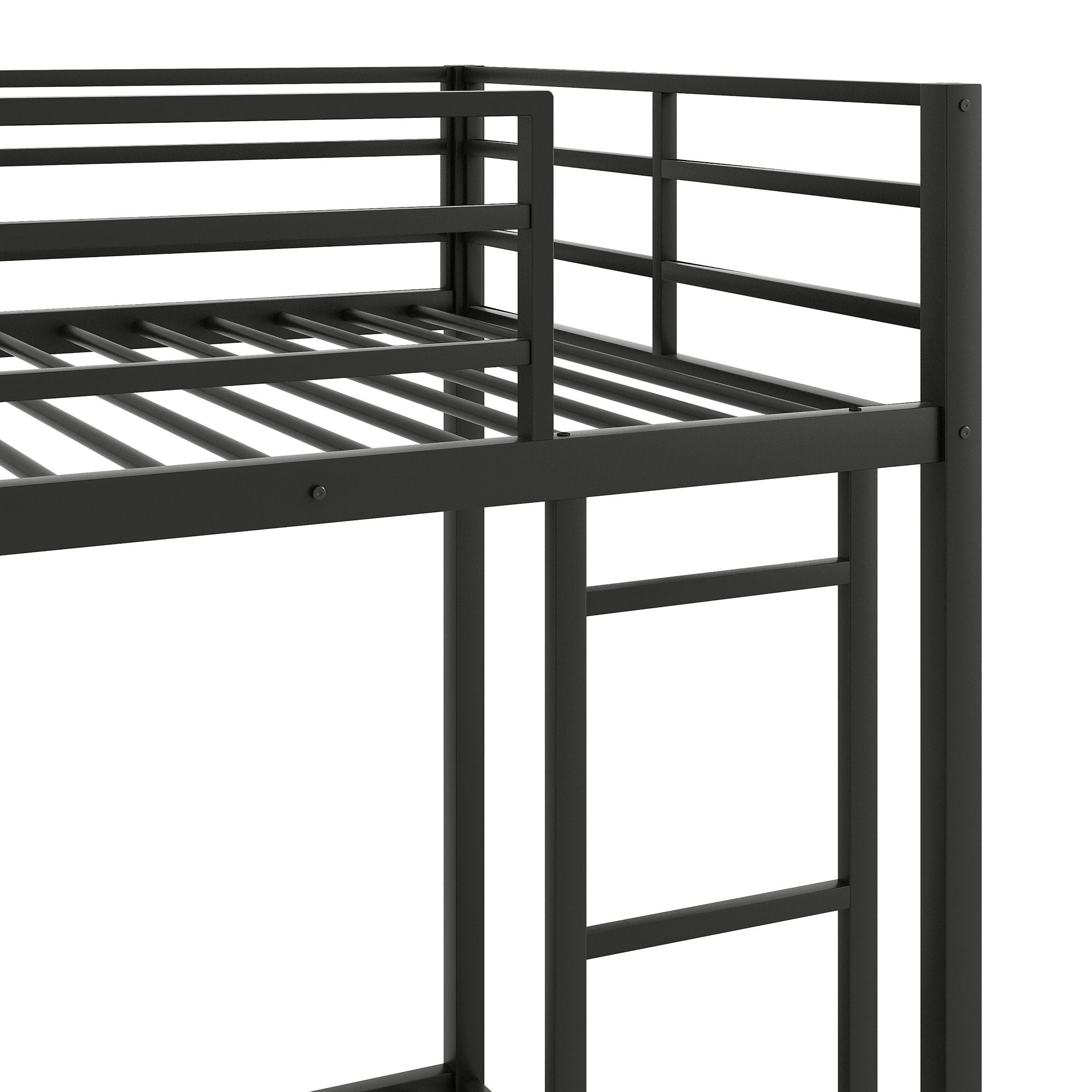 Metal Bunk Bed, Low Bunk Bed With Ladder