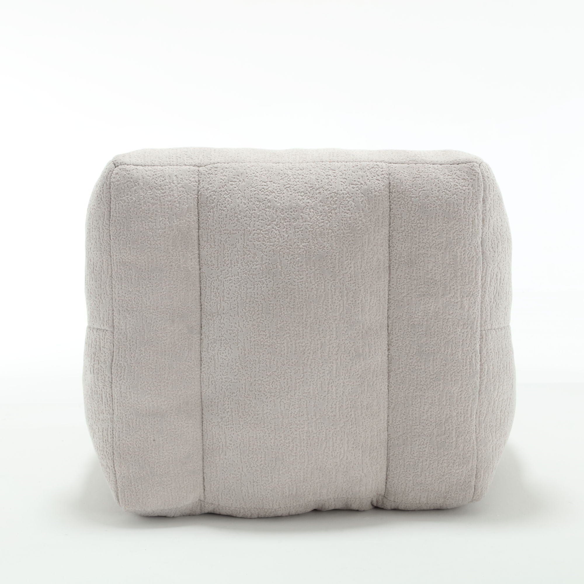 Modern Indoor Fluffy Bean Bag Chair With Memory Foam And Ottoman, Super Soft