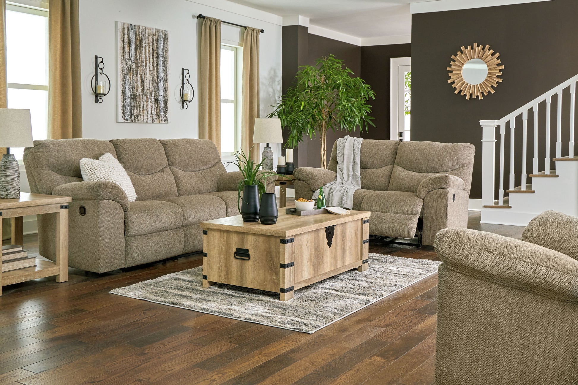 Signature Design by Ashley® Alphons - Living Room Set | Meri Furniture
