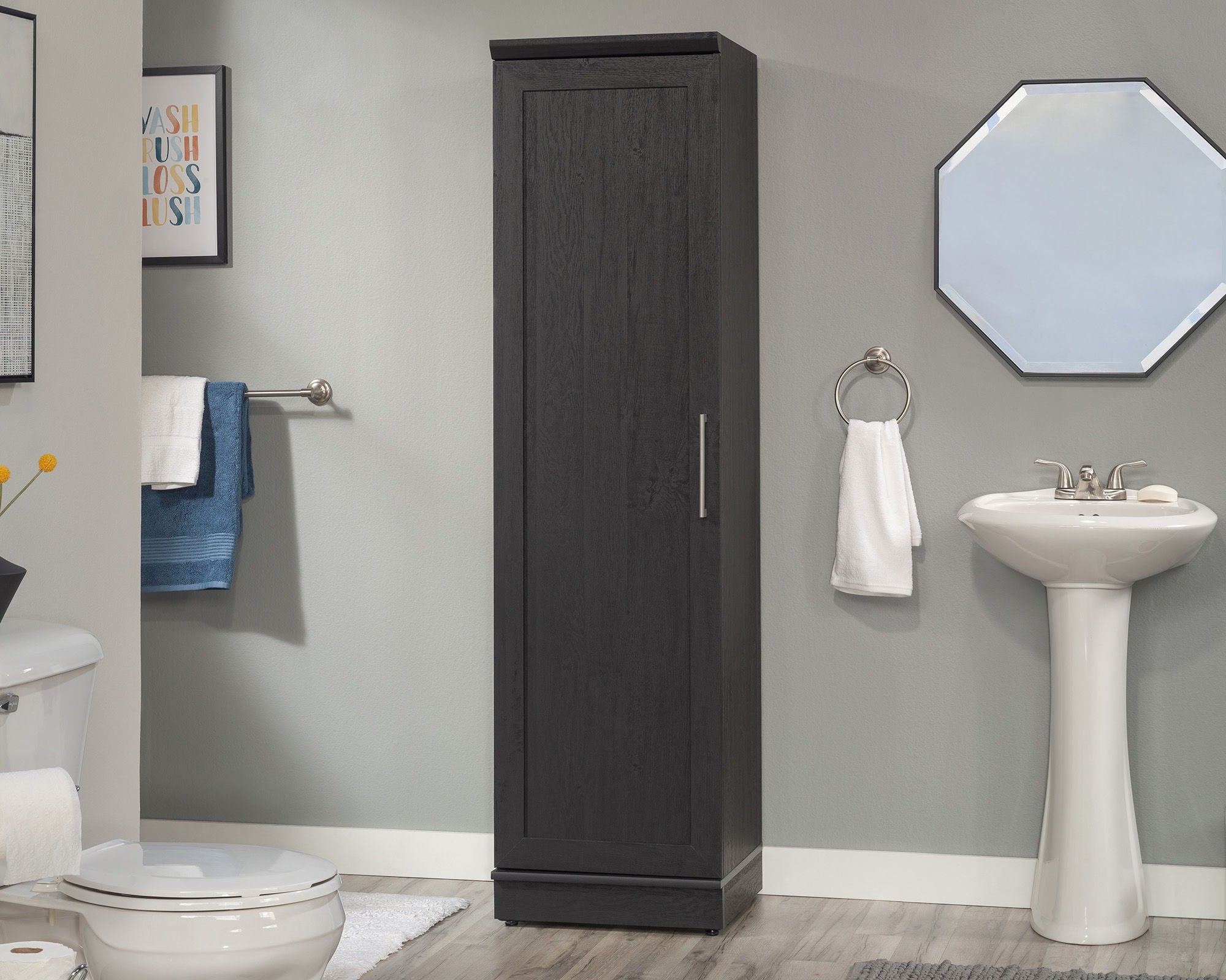 Kitchen Storage Cabinet in Raven Oak