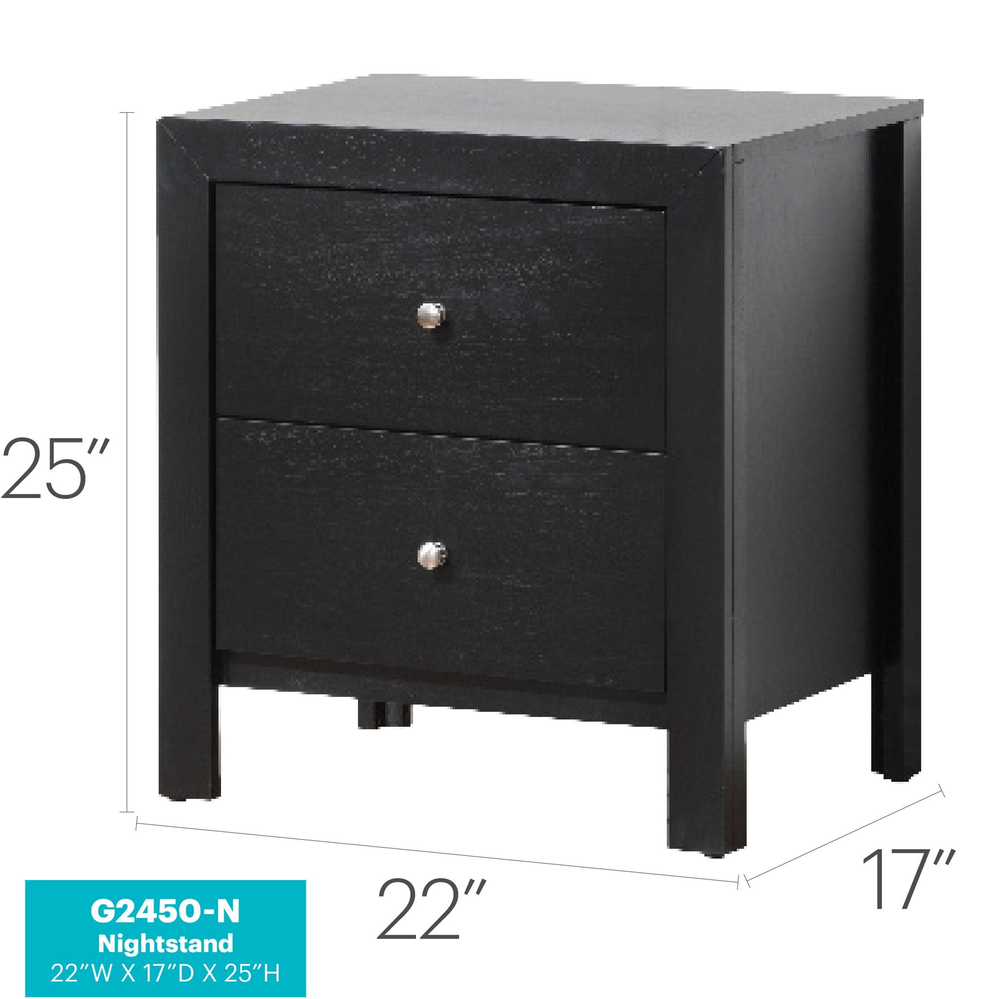 Charming Nightstand With Drawers