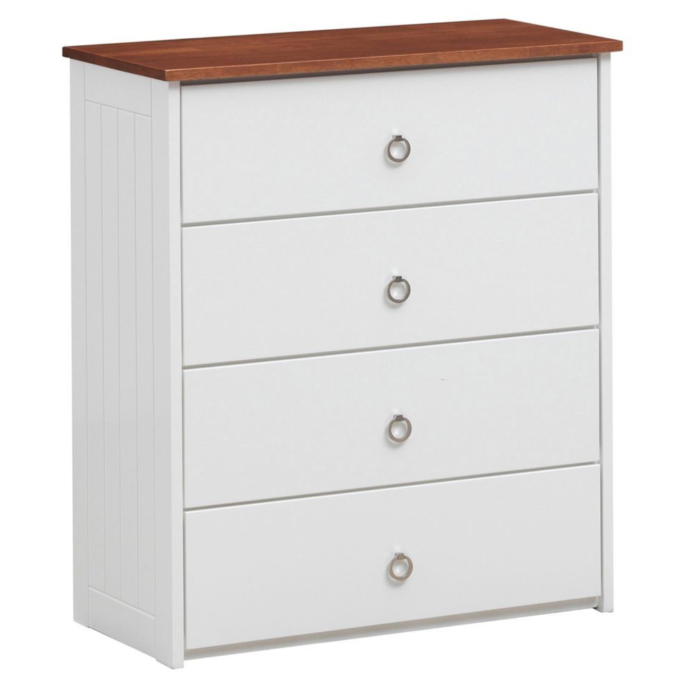 ACME Farah - Chest - White & Oak | Meri Furniture