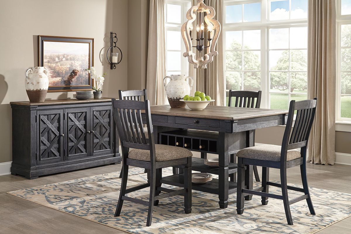 Signature Design by Ashley® Tyler Creek - Counter Height Table Set | Meri Furniture