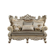ACME Ranita - Loveseat - Fabric & Champagne | Meri Furniture