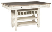 Signature Design by Ashley® Bolanburg - Beige - Rectangular Dining Room Counter Table | Meri Furniture