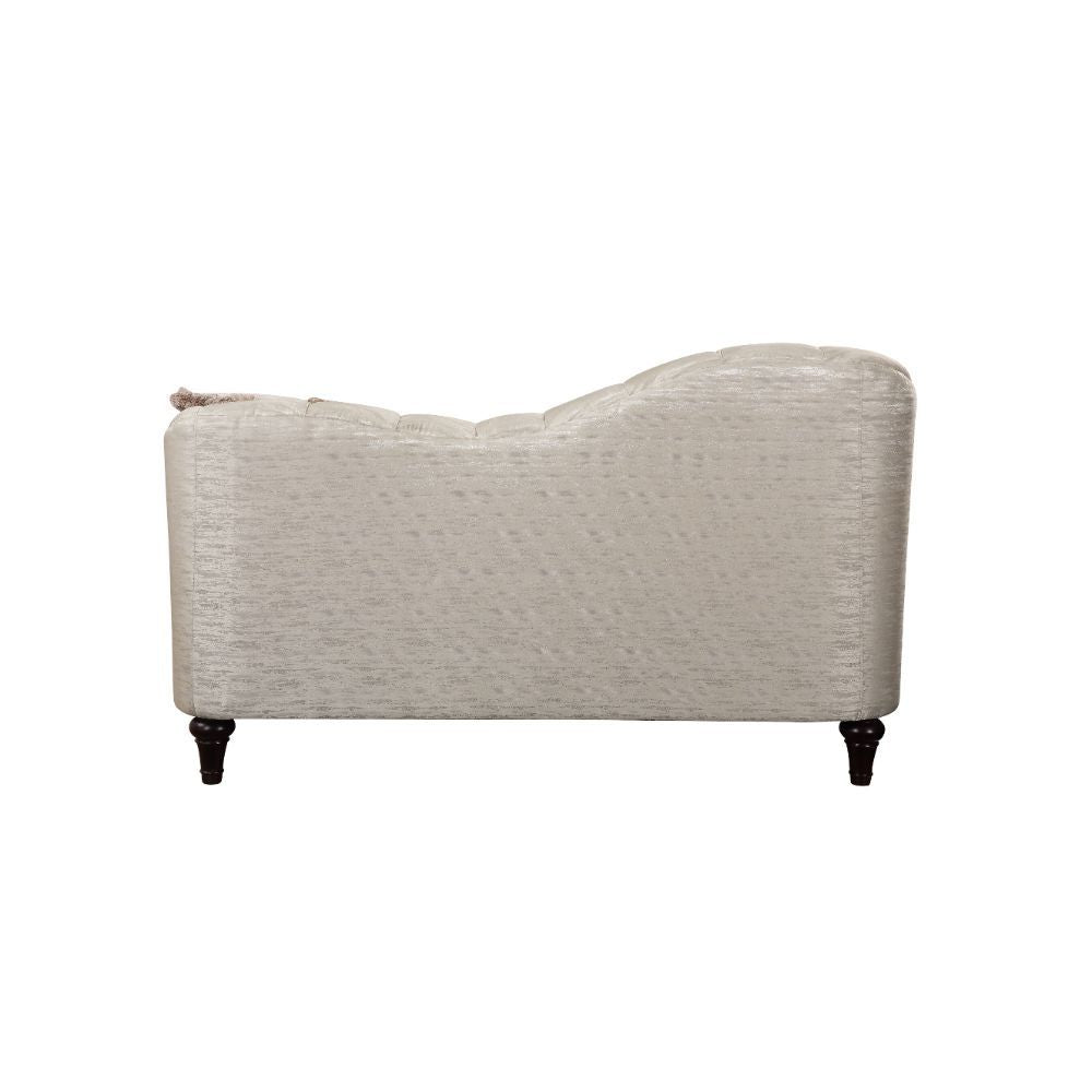 ACME Athalia - Loveseat - Shimmering Pearl | Meri Furniture