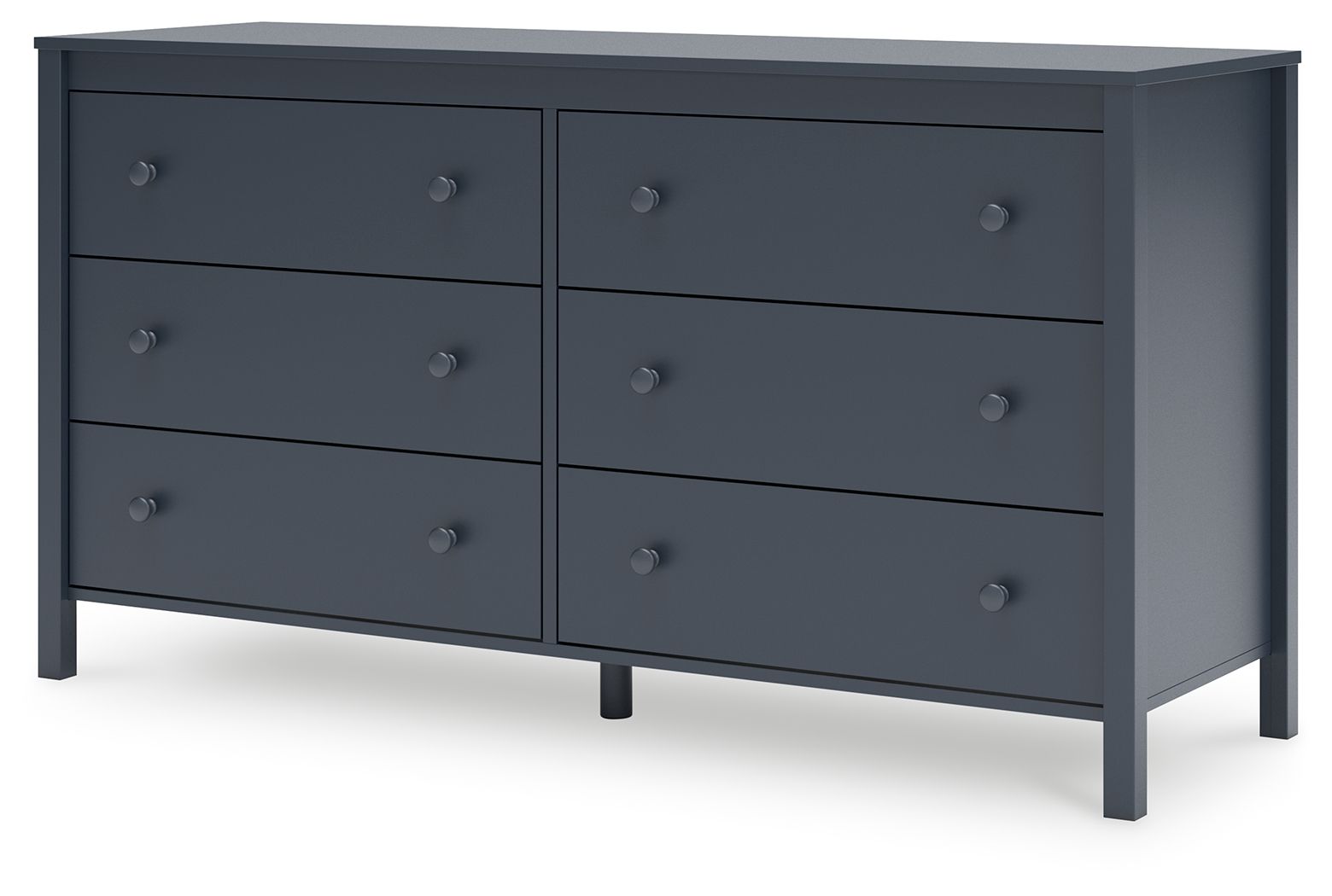 Signature Design by Ashley® Simmenfort - Navy Blue - Six Drawer Dresser | Meri Furniture