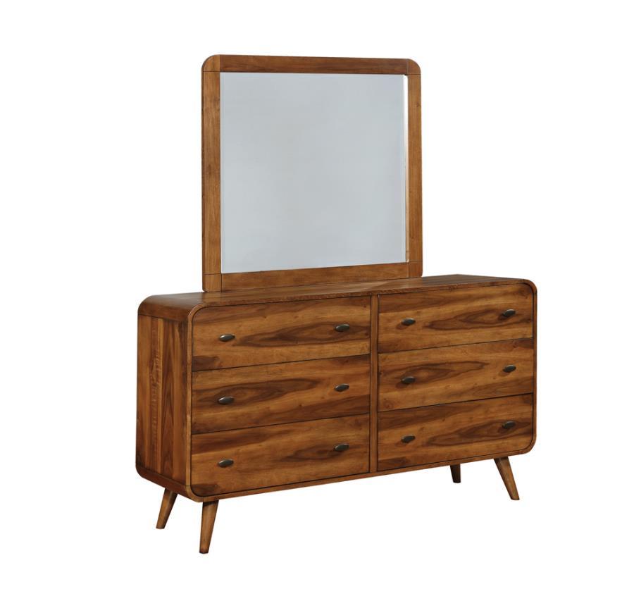 Coaster Fine Furniture Robyn - 6-Drawer Dresser - Dark Walnut | Meri Furniture