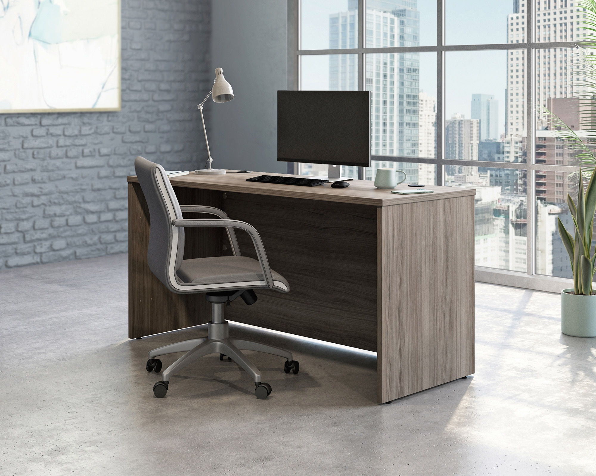 Commercial Desk 60" x 24" in Hudson Elm