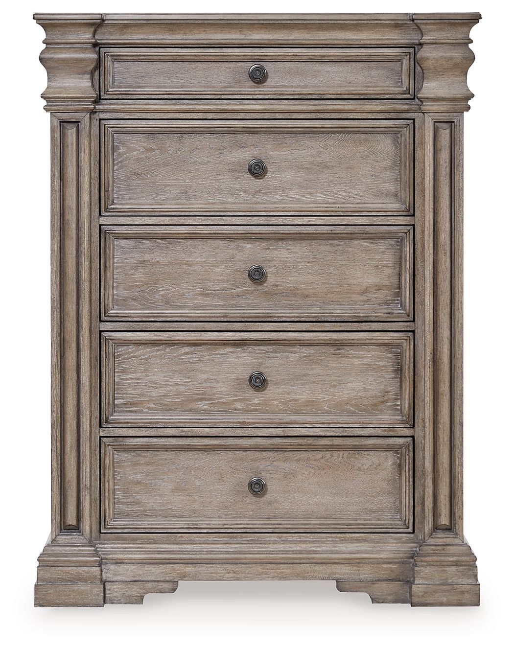 Signature Design by Ashley® Blairhurst - Light Grayish Brown - Five Drawer Chest | Meri Furniture