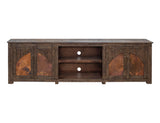 Blackburn - TV Stand - Charred Brown