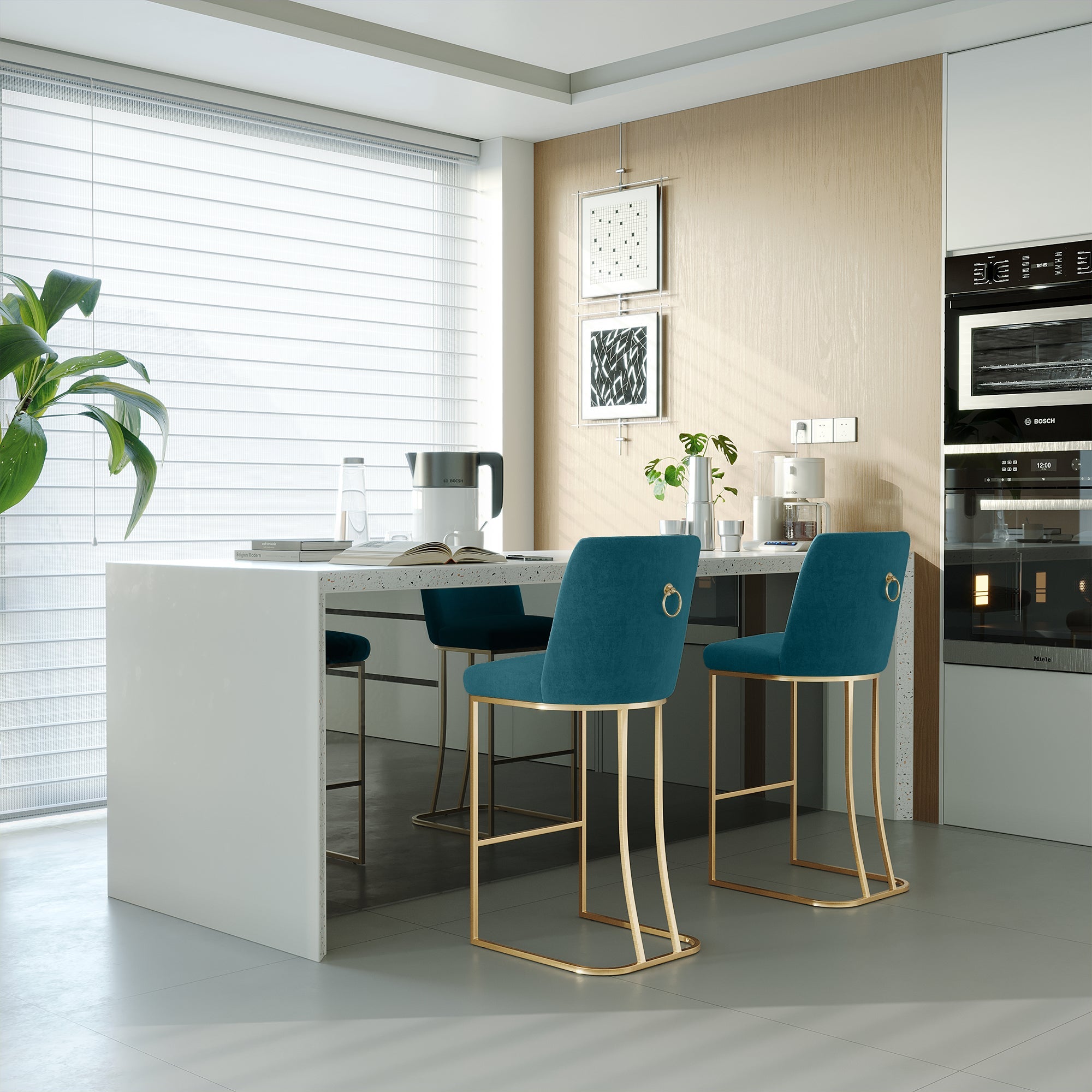 BAR STOOL, 2 CHAIRS / BOX