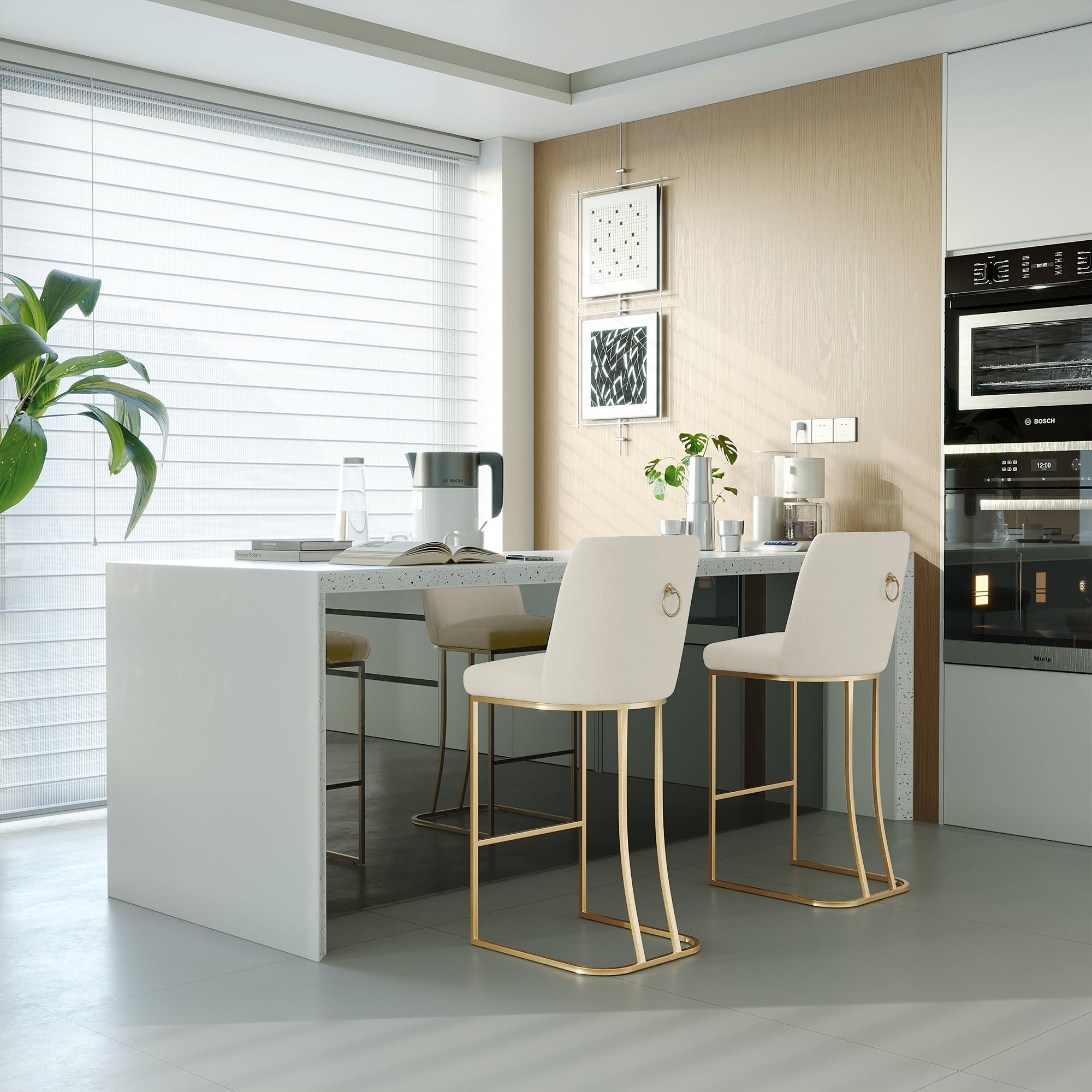 BAR STOOL, 2 CHAIRS / BOX