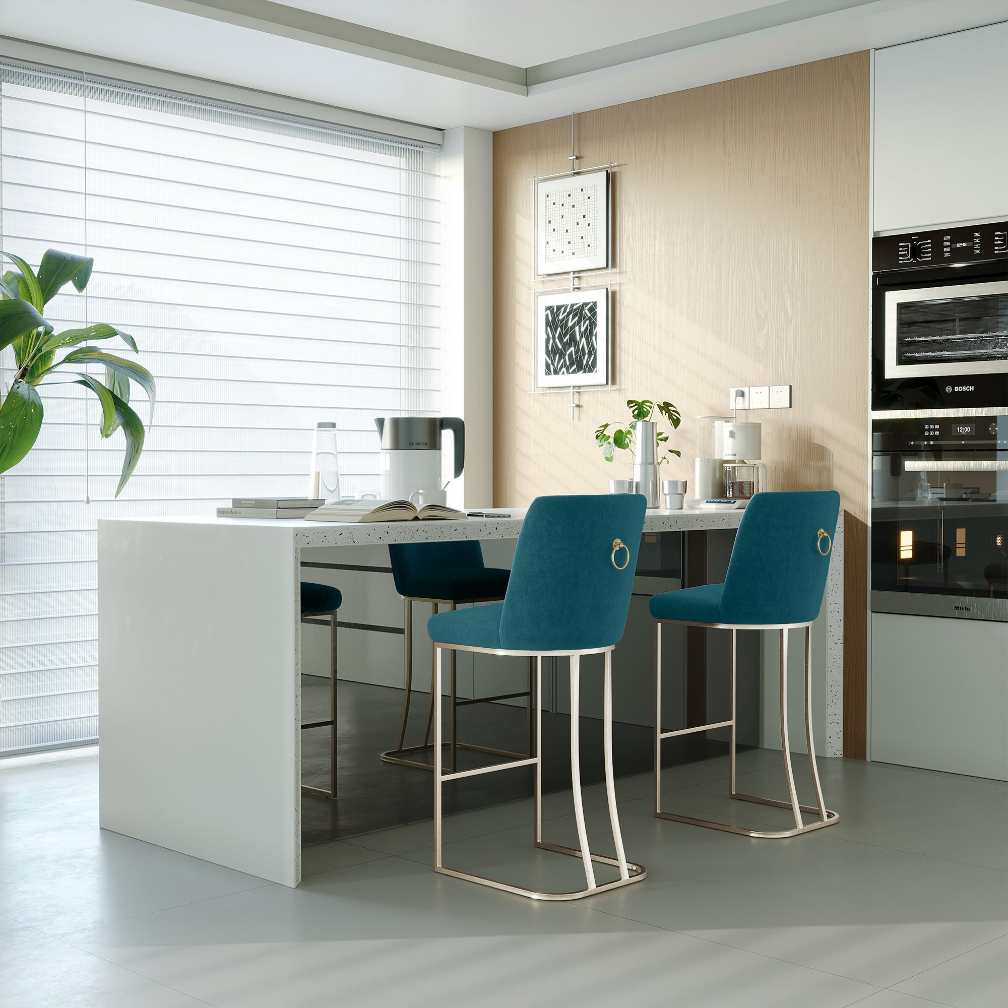 BAR STOOL, 2 CHAIRS / BOX