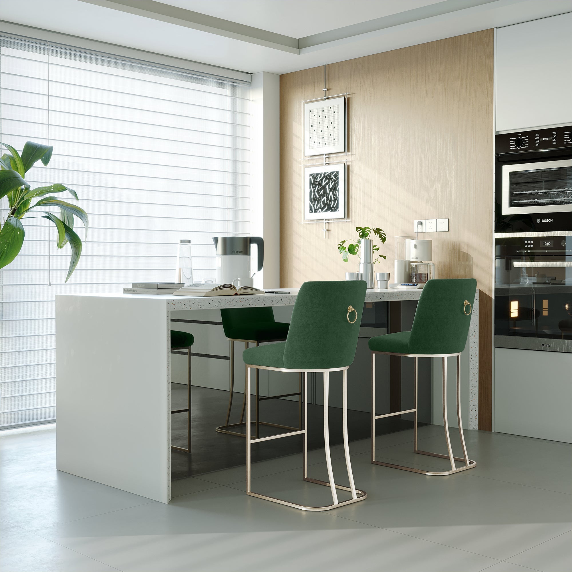 BAR STOOL, 2 CHAIRS / BOX