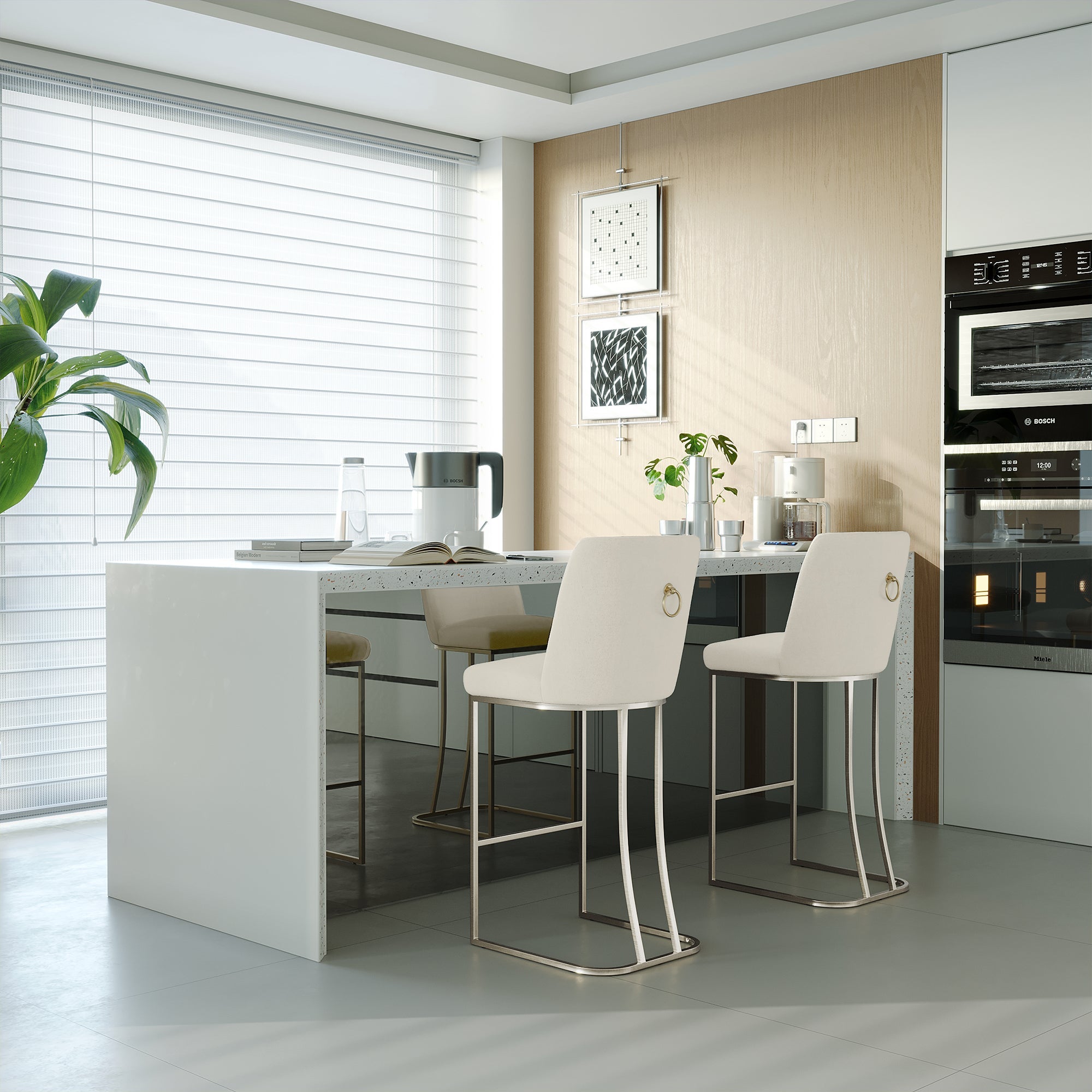 BAR STOOL, 2 CHAIRS / BOX