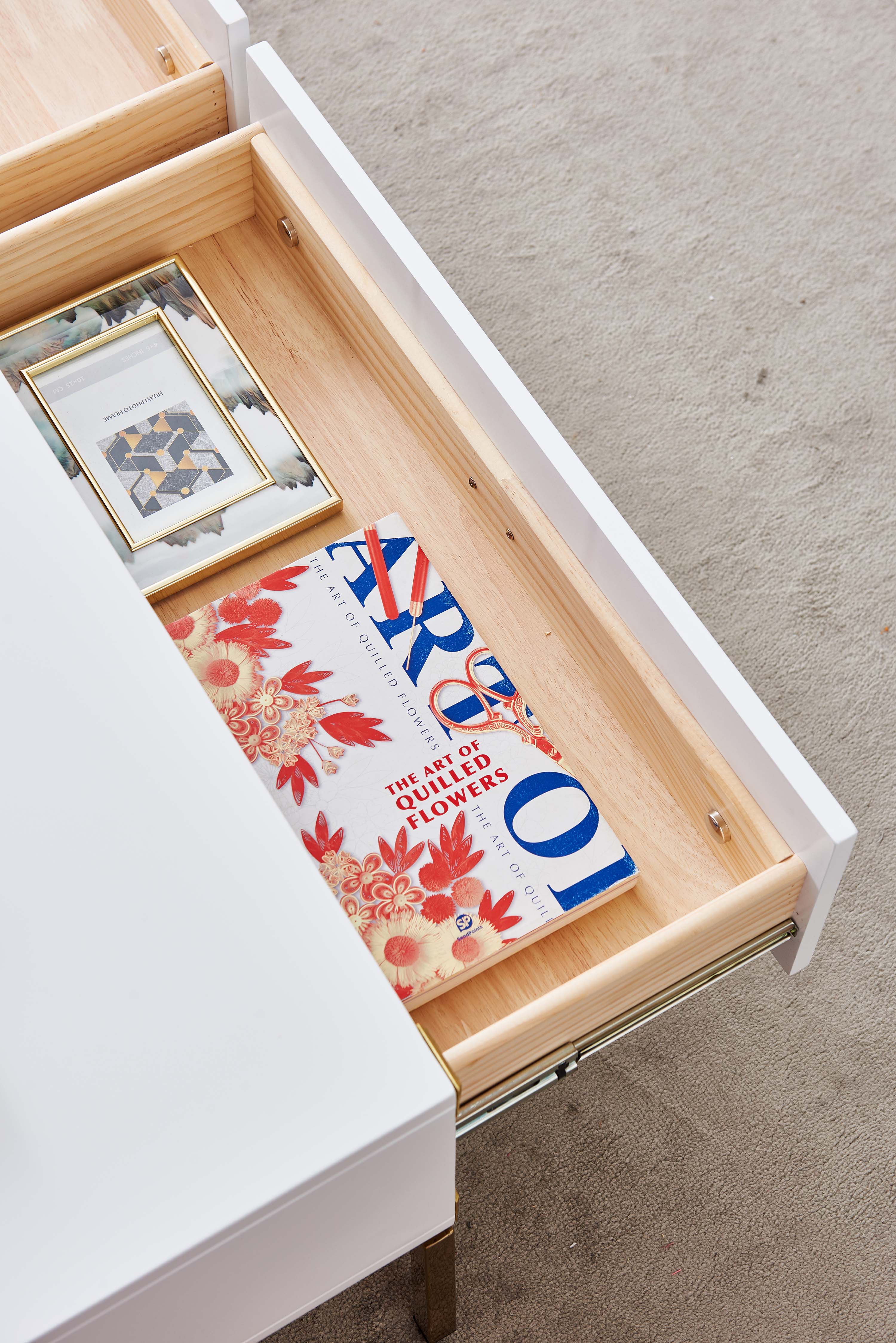 Elegant White Coffee Table