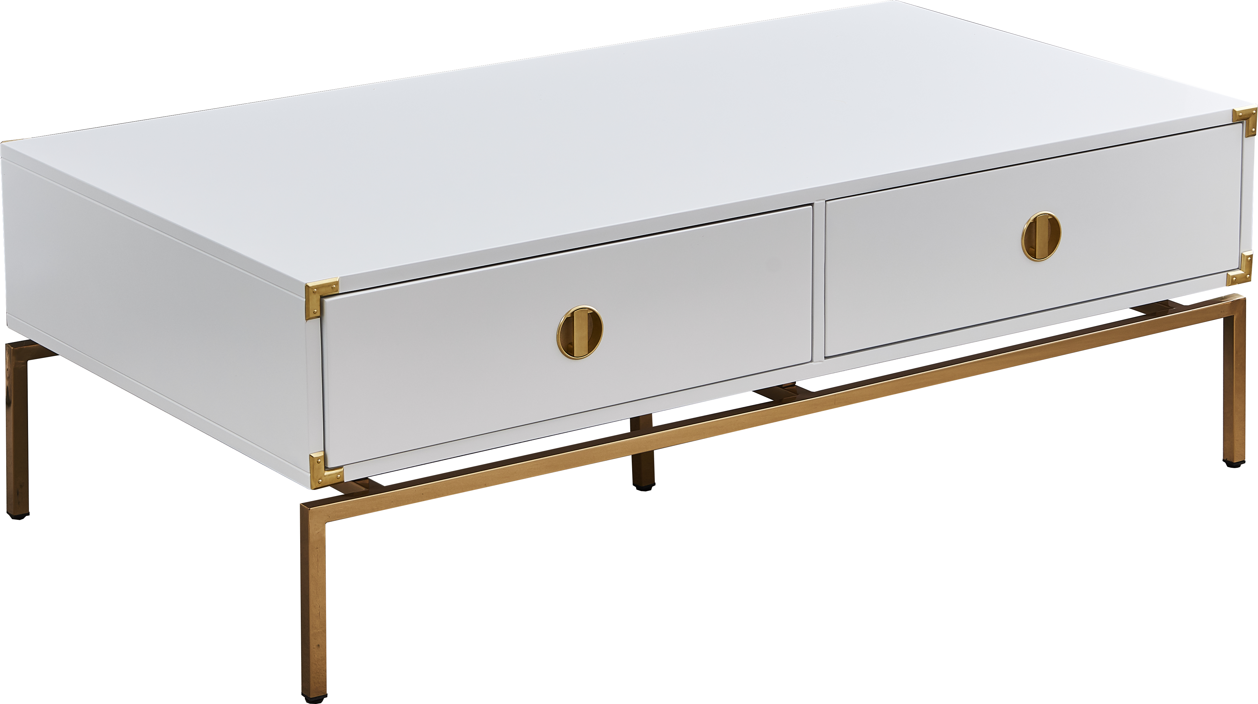 Elegant White Coffee Table