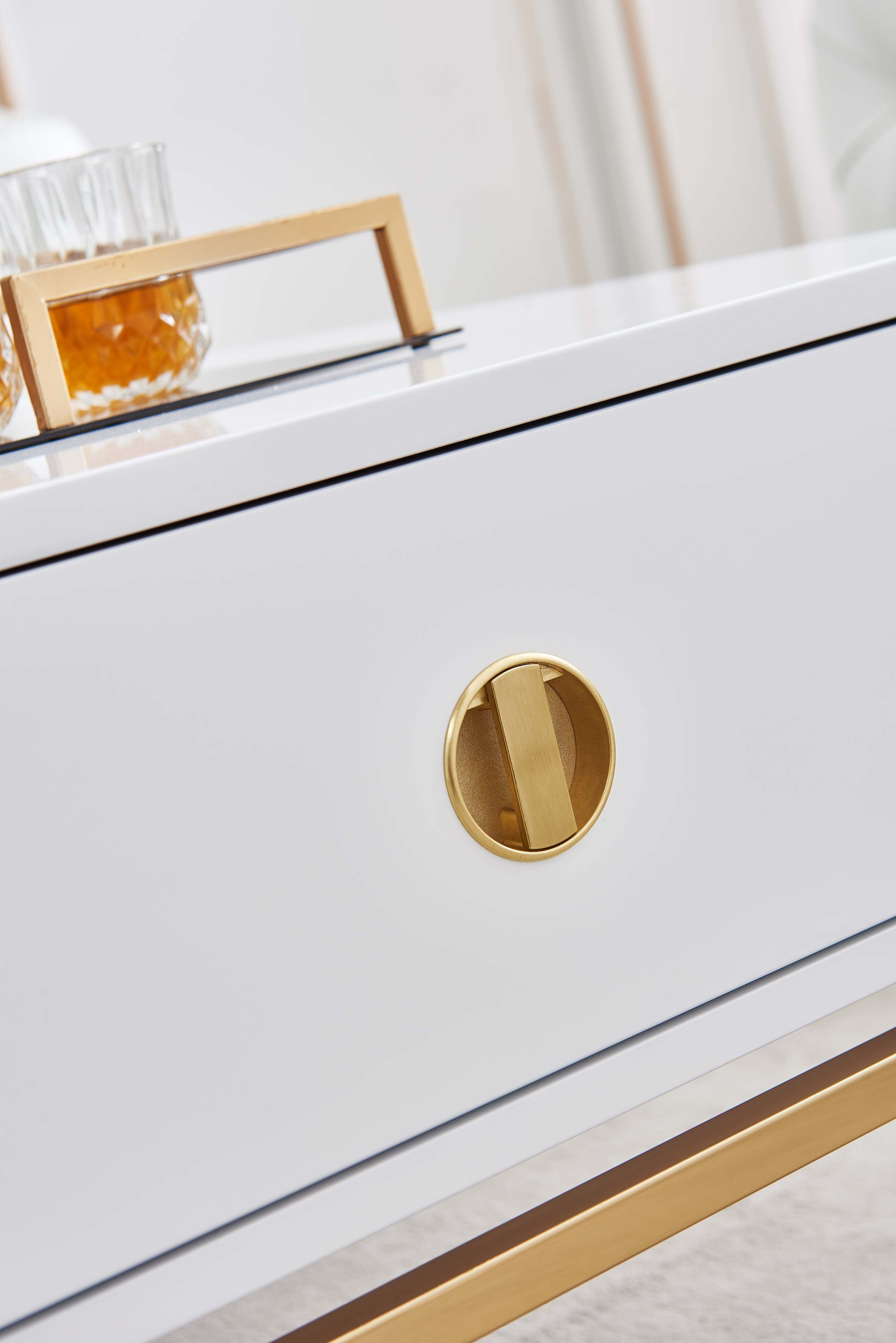 Elegant White Coffee Table