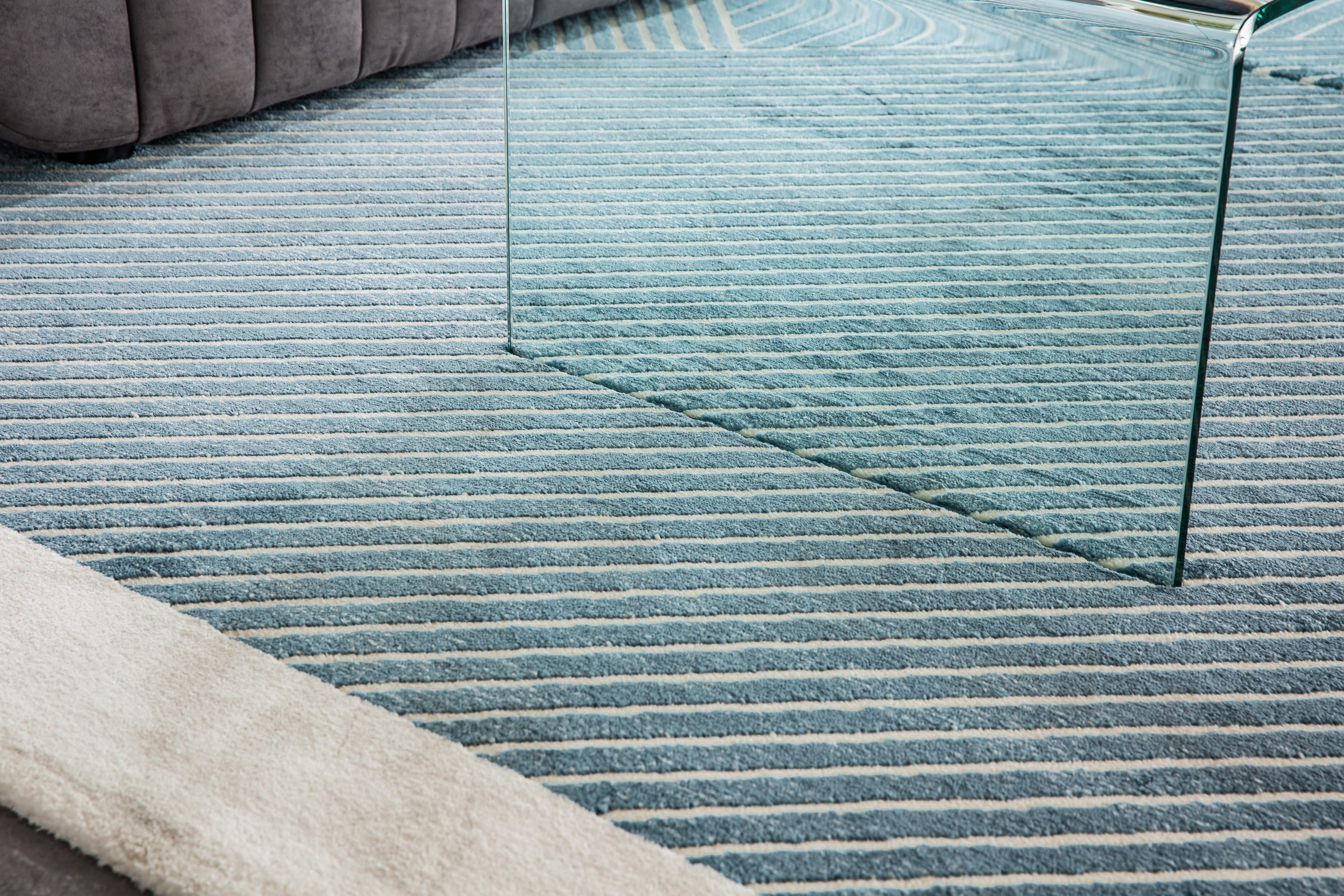 Modern Clear Tempered Glass Coffee Table