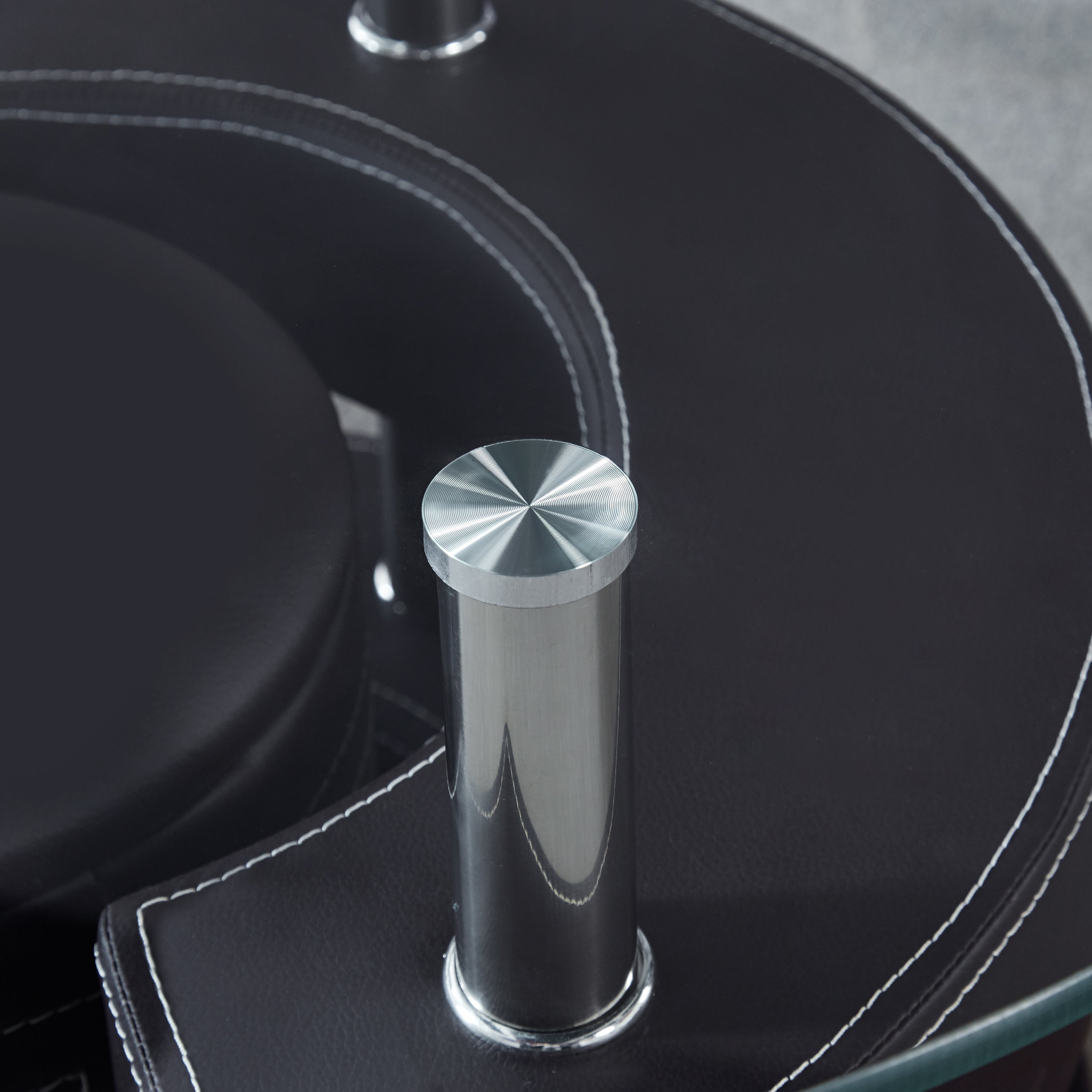 Oval Coffee Table with 2 Storage Stools