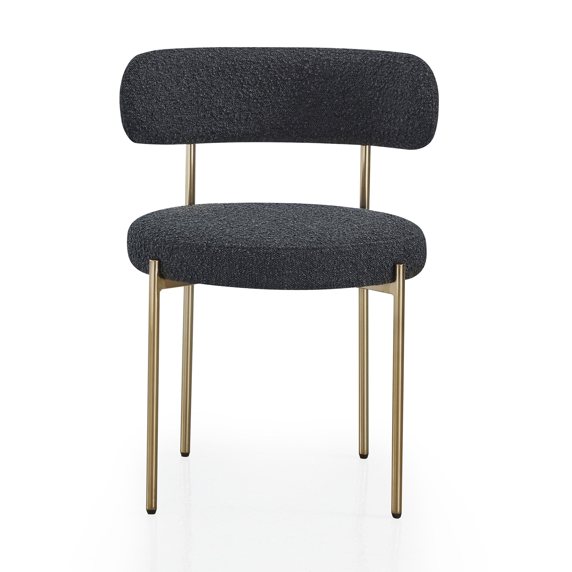 Stylish Granule Fabric Chairs Set of 2