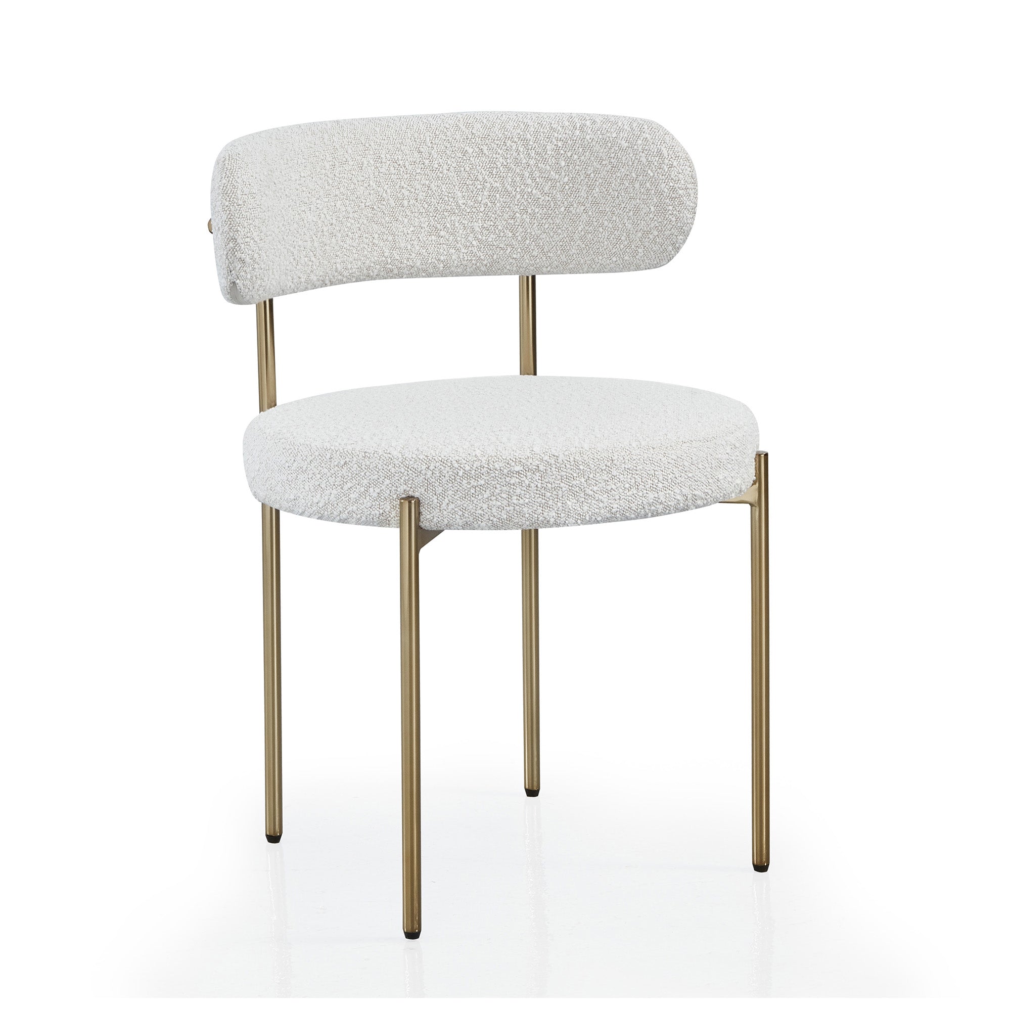 Stylish Granule Fabric Chairs Set of 2