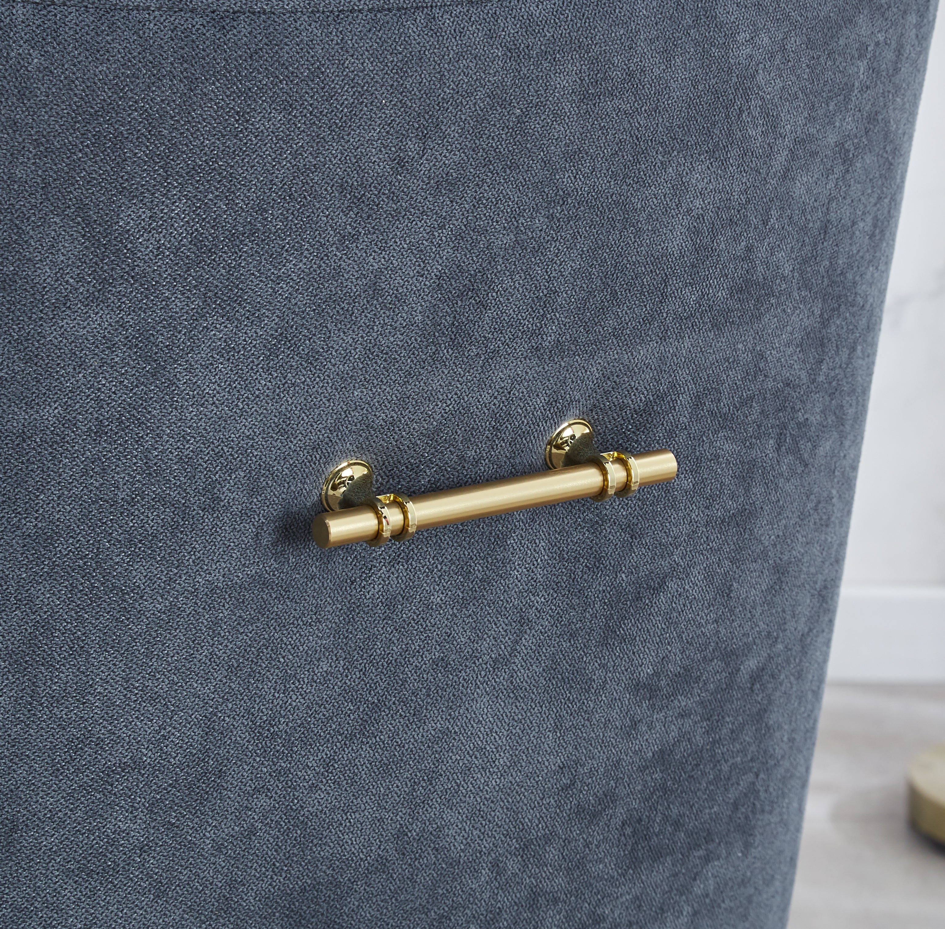 Set of 2 Elegant Dining Chair with Gold Finish Base