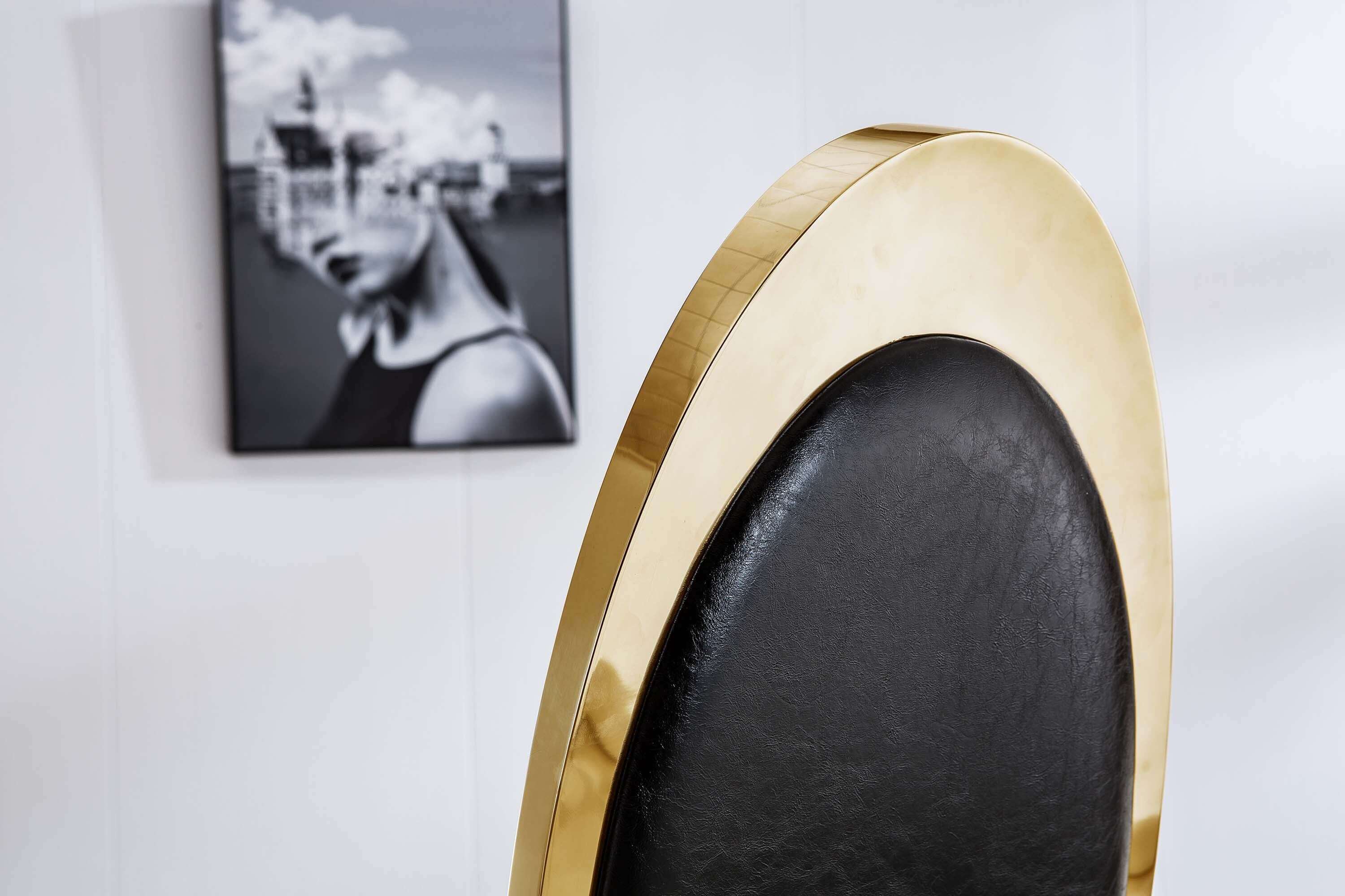 Set of 2 Leatherette Dining Chair