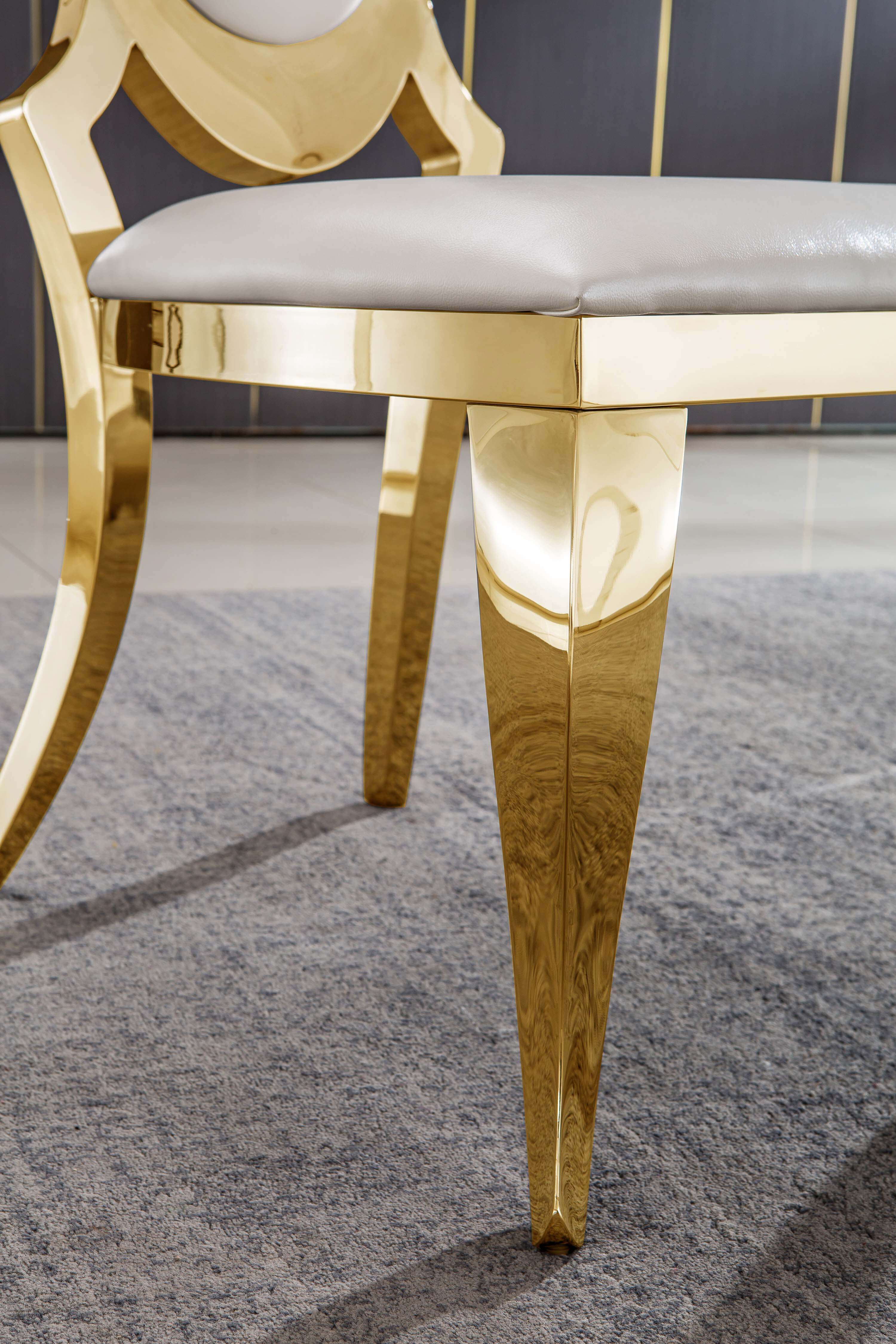 Set of 2 Leatherette Dining Chair