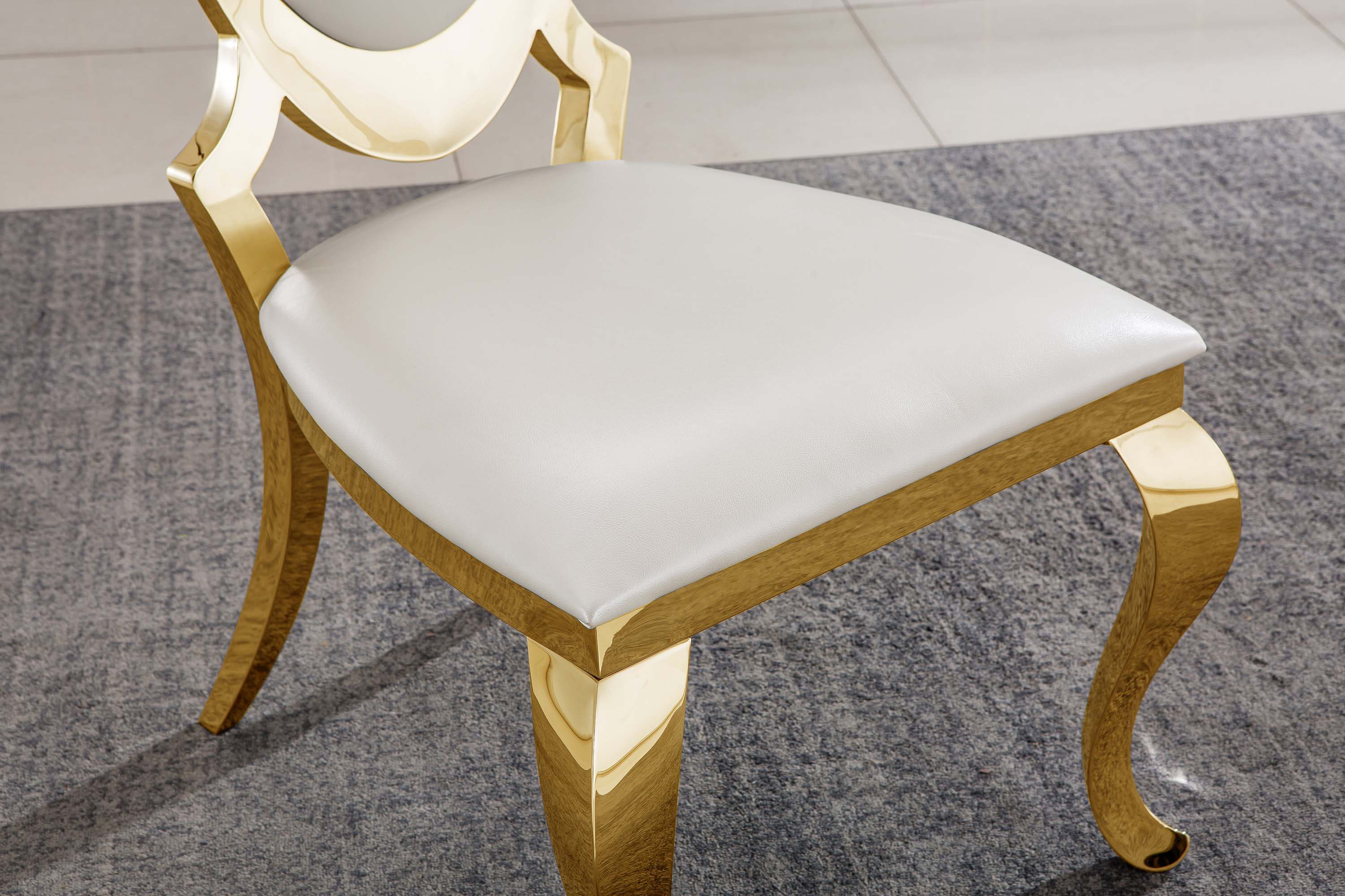 Set of 2 Leatherette Dining Chair