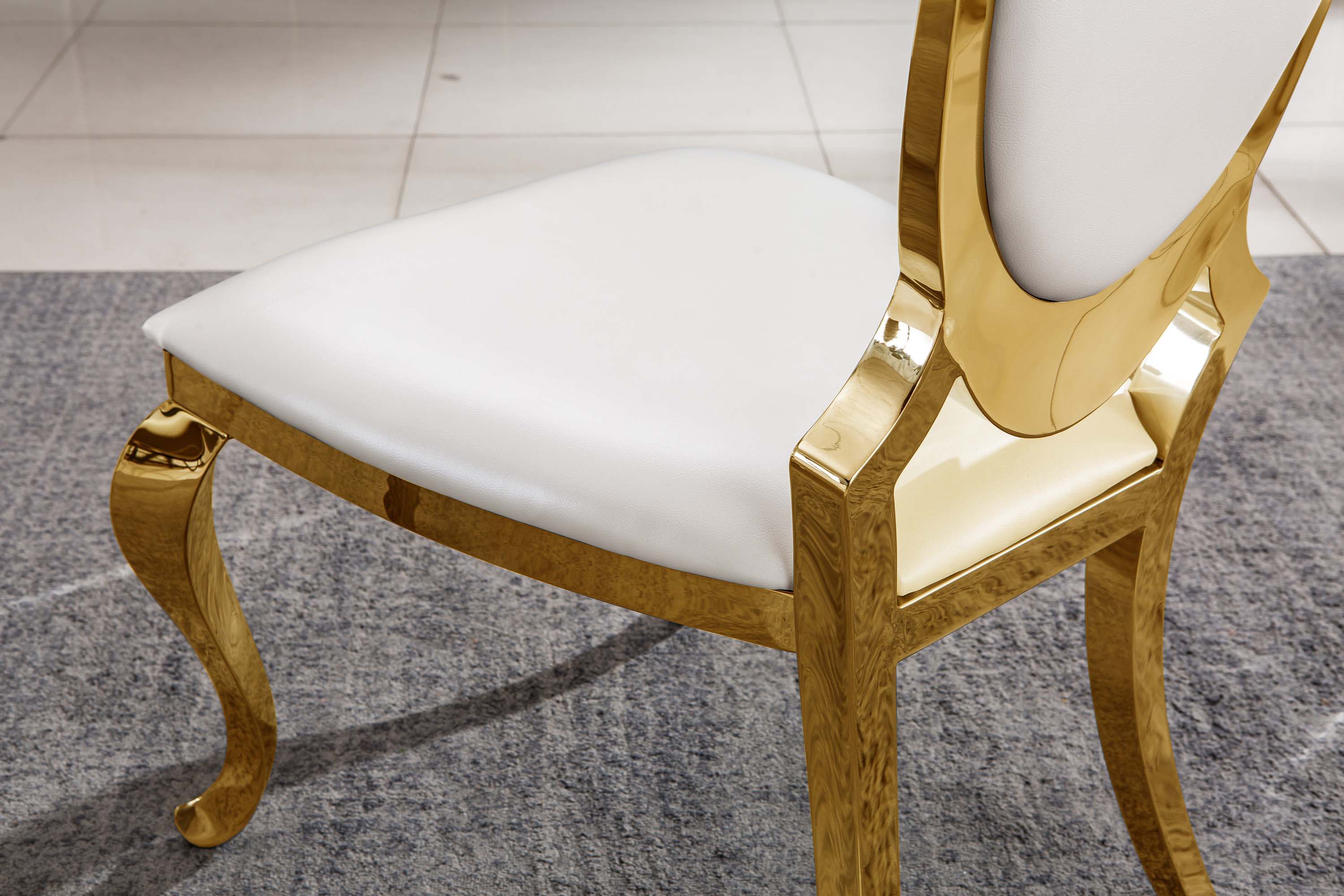 Set of 2 Leatherette Dining Chair