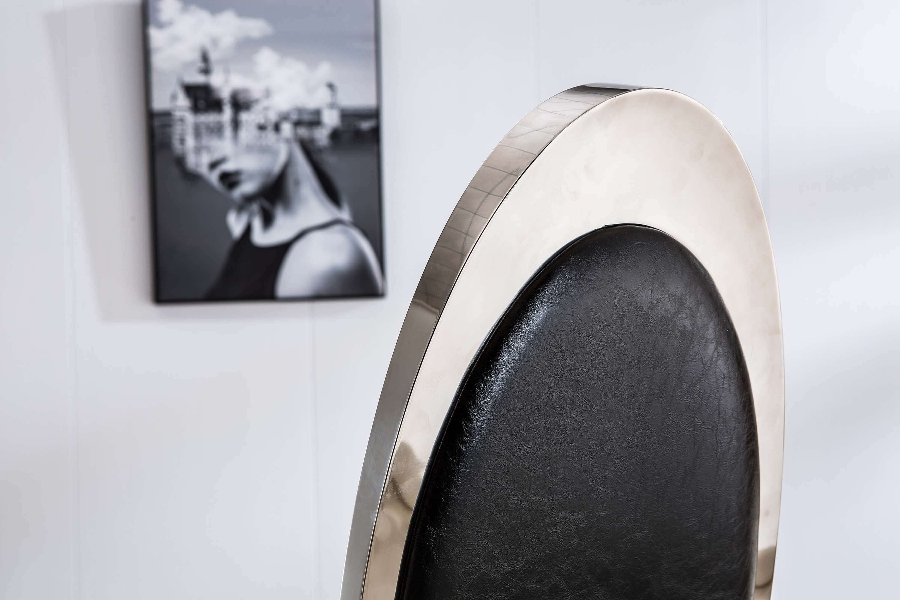 Set of 2 Leatherette Dining Chair